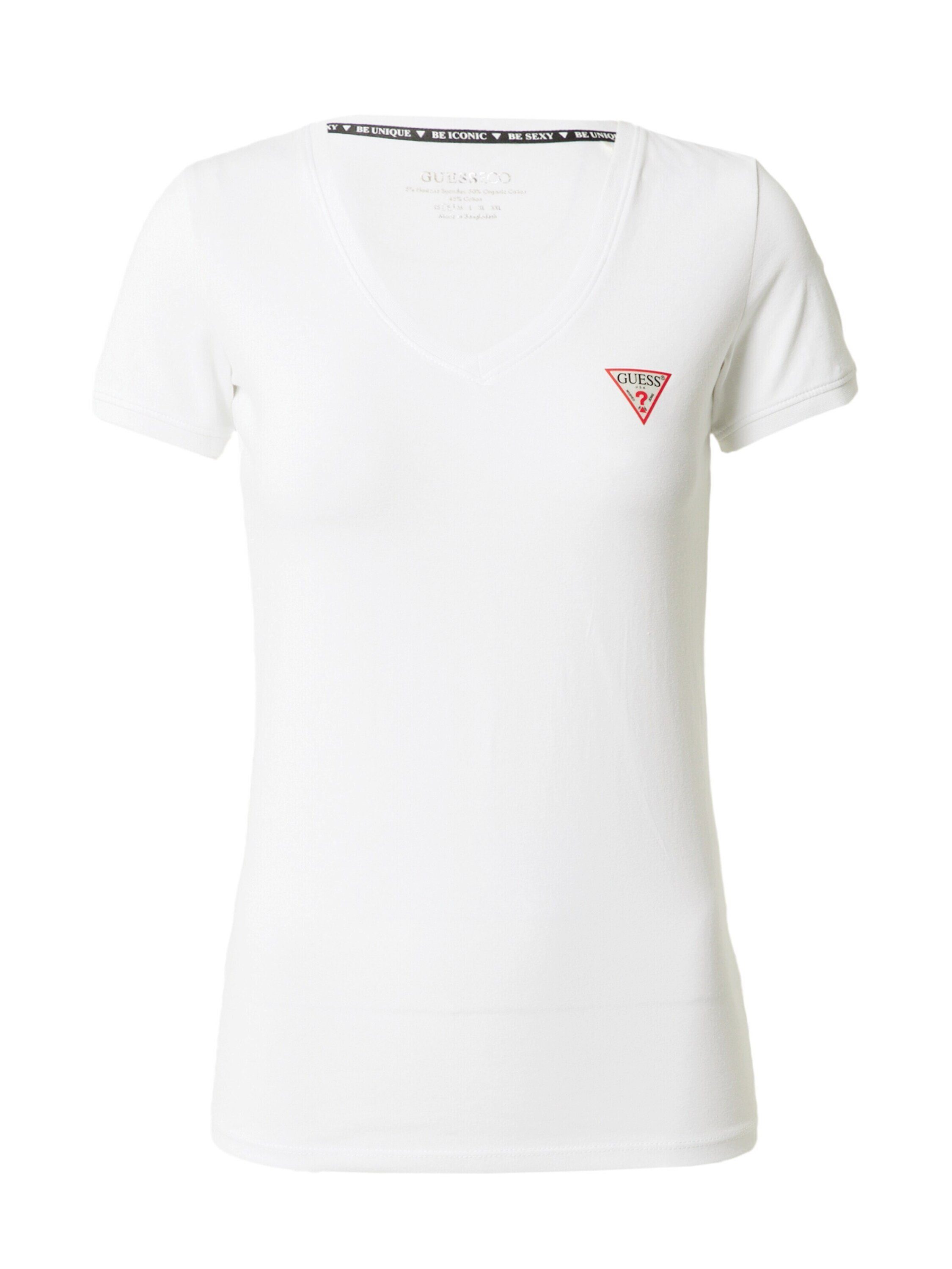 Guess T-Shirt (1-tlg) Weiteres Detail, Plain/ohne Details