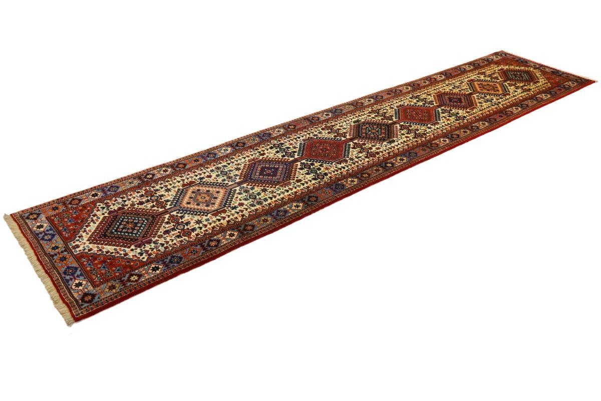Orientteppich Yalameh 79x386 Handgeknüpfter Orientteppich / Perserteppich Läufer, Nain Trading, rechteckig, Höhe: 12 mm
