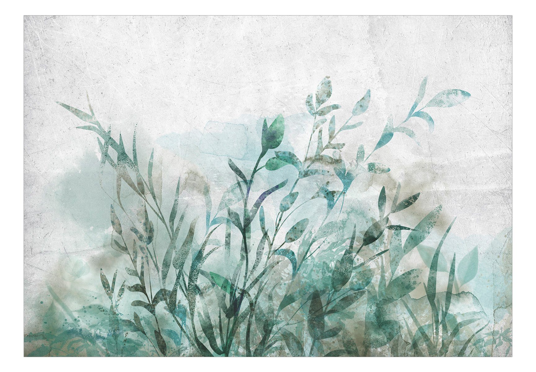 1x0.7 Watercolor Vliestapete KUNSTLOFT m, lichtbeständige Design Nature halb-matt, Tapete