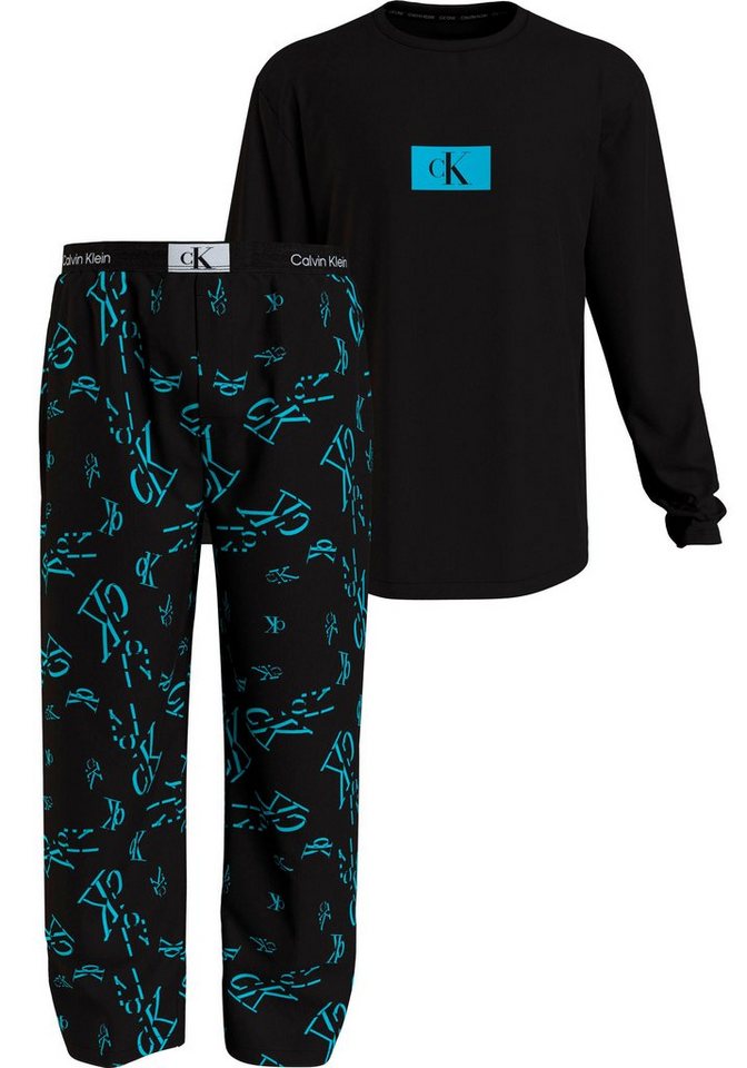 Calvin Klein Underwear Schlafanzug L/S PANT SET (Set, 2 tlg) mit geradem  Bein