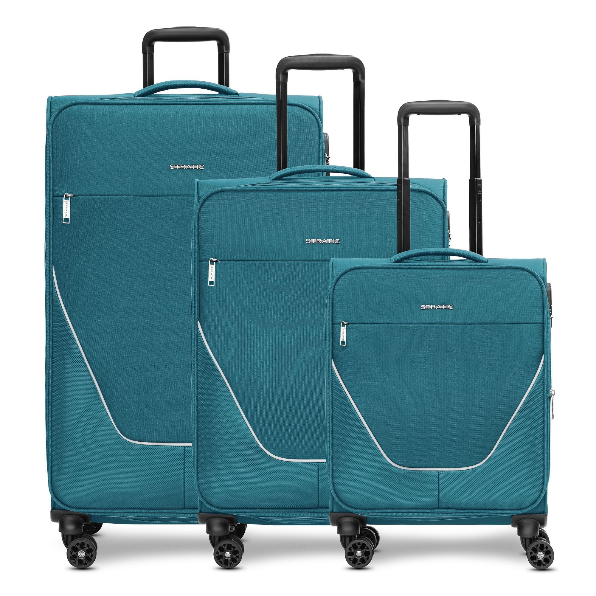Stratic Trolleyset taska, 4 Rollen, (3-teilig, günstig online kaufen