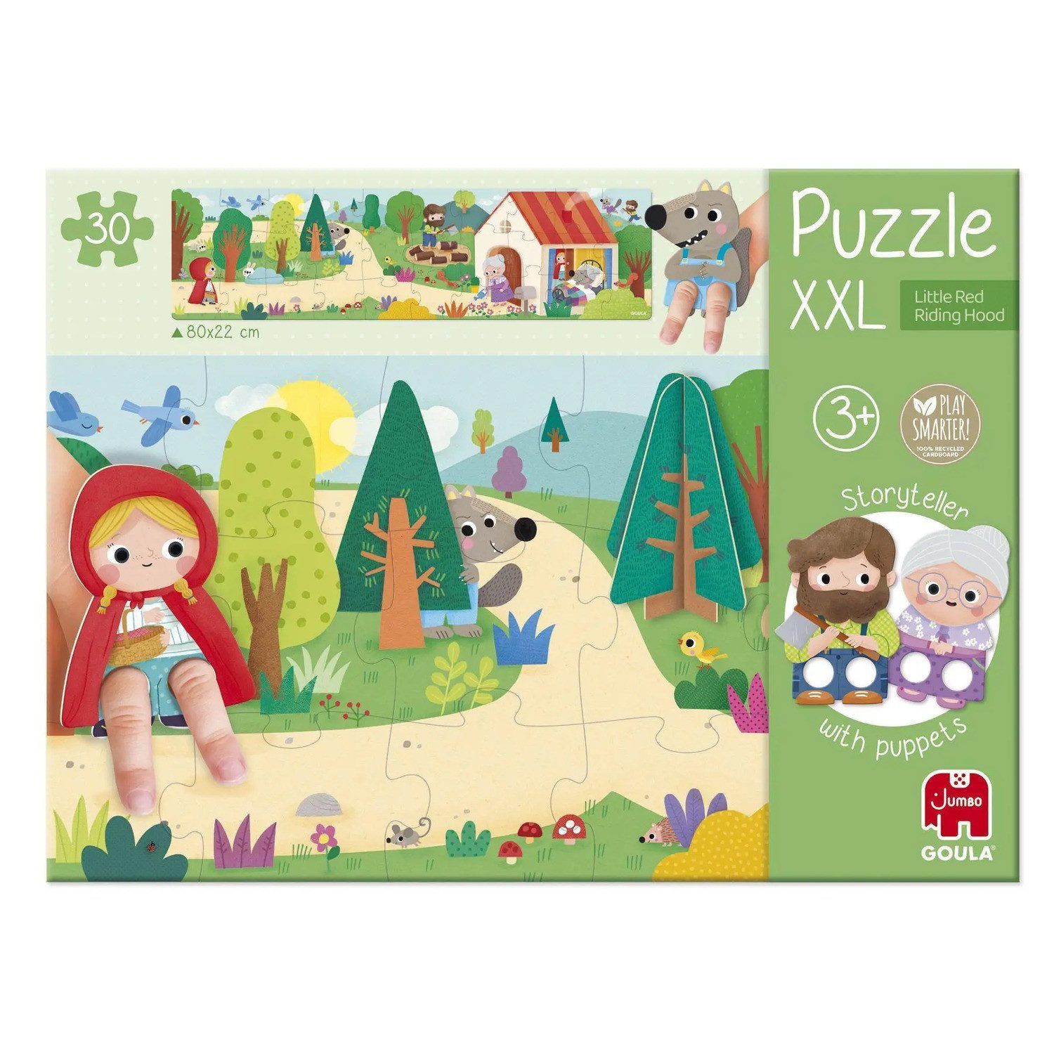 Jumbo Spiele Puzzle GOULA XXL Puzzle Red Riding Hood, Puzzleteile