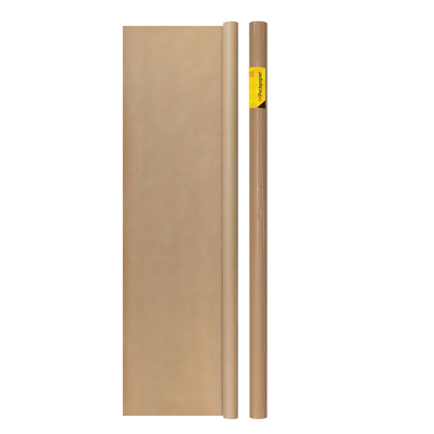 Idena Packpapier Idena 800001 - Packpapier Rolle, 1 x 5 m, 80g/m² starkes Papier, Farbe