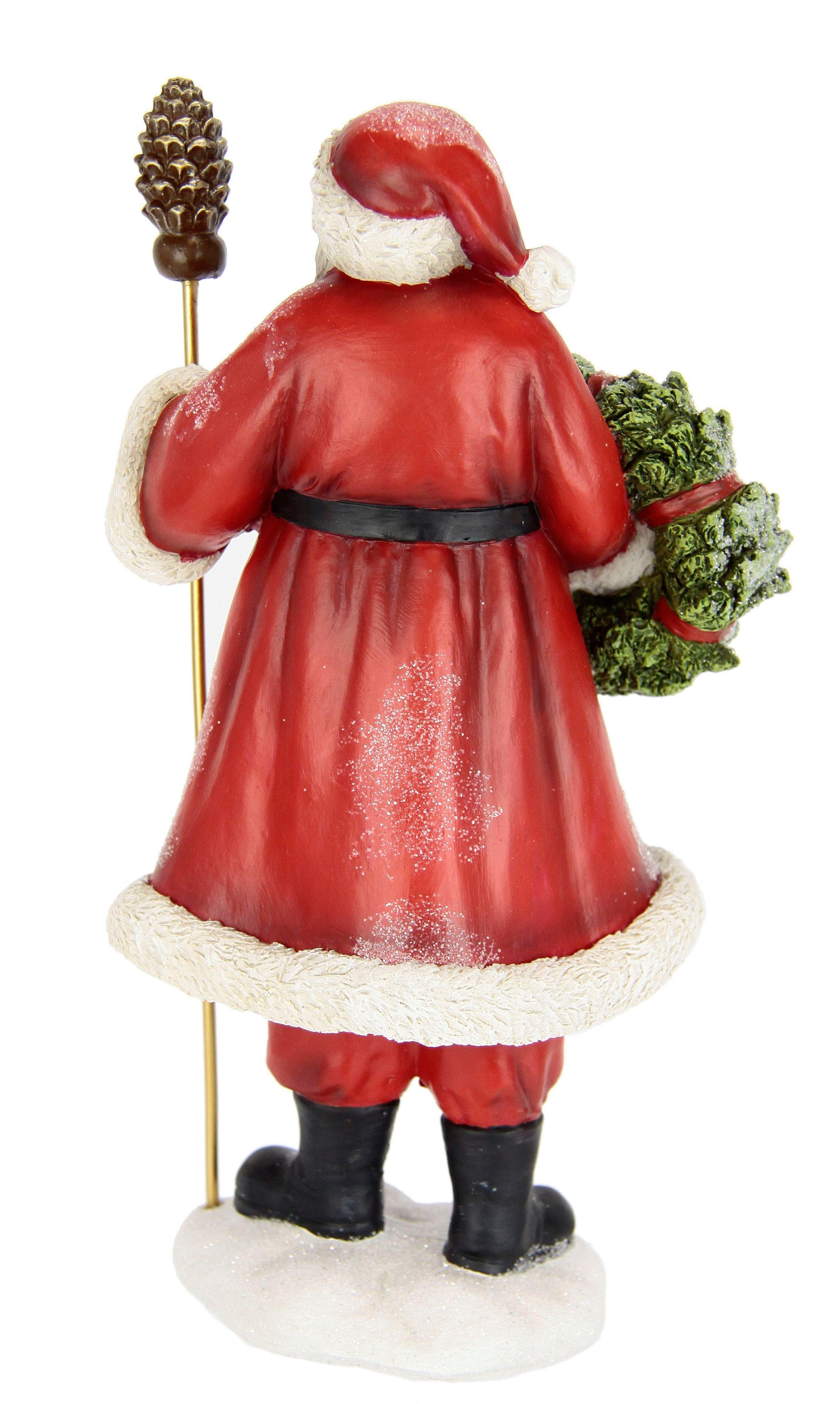 I.GE.A. Dekofigur Nikolaus, Dekofigur Claus Figur, Nikolaus Santa Dekoration