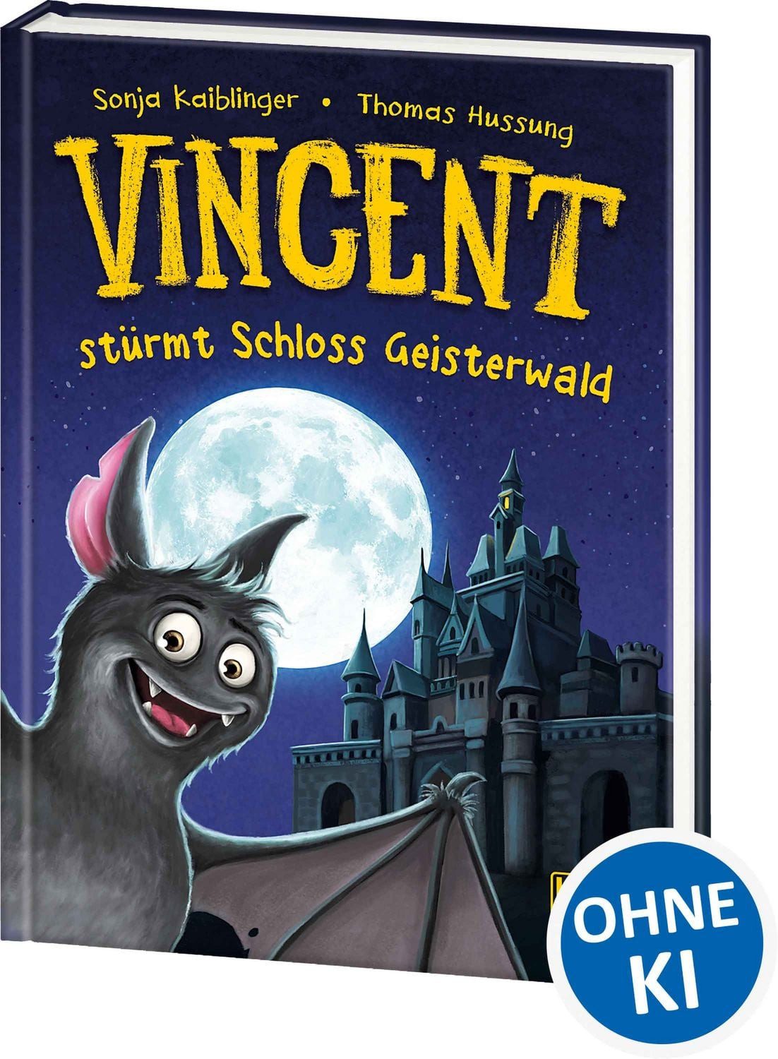 Kinderbuch Vincent stürmt Schloss Geisterwald (Band 4) Kopfüber in ein neues humo Sonja Kaiblinger