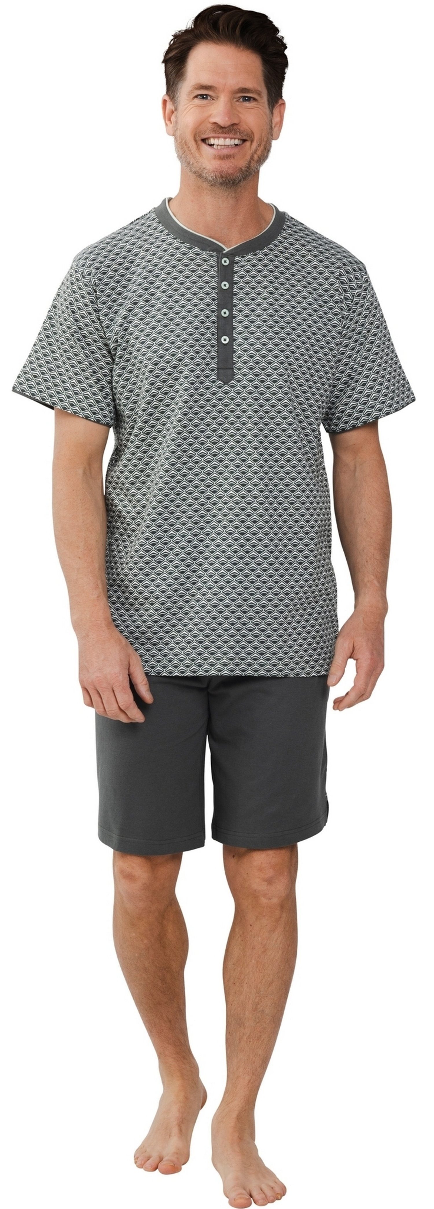 Pastunette Shorty Herren Pyjama kurz (2 tlg) Baumwolle günstig online kaufen