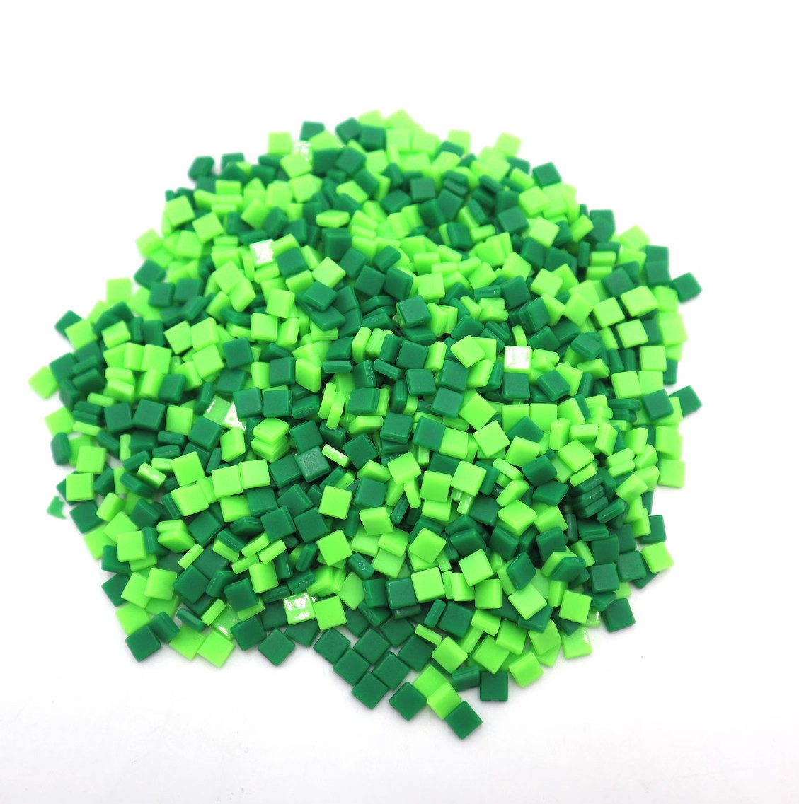 Armena Mosaikfliesen 5x5 mm Acrylmosaik gemischt 70 g / Packung (ca. 1150 Stück), grün