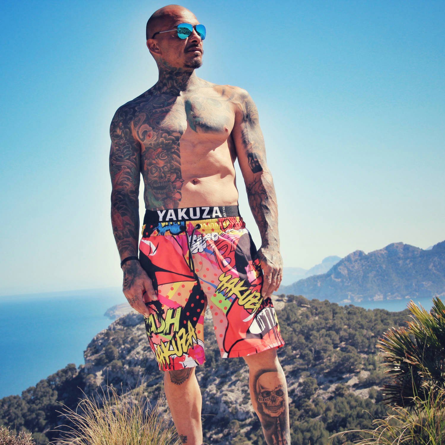 YAKUZA Борд-шорты Revival mit Doppelbund