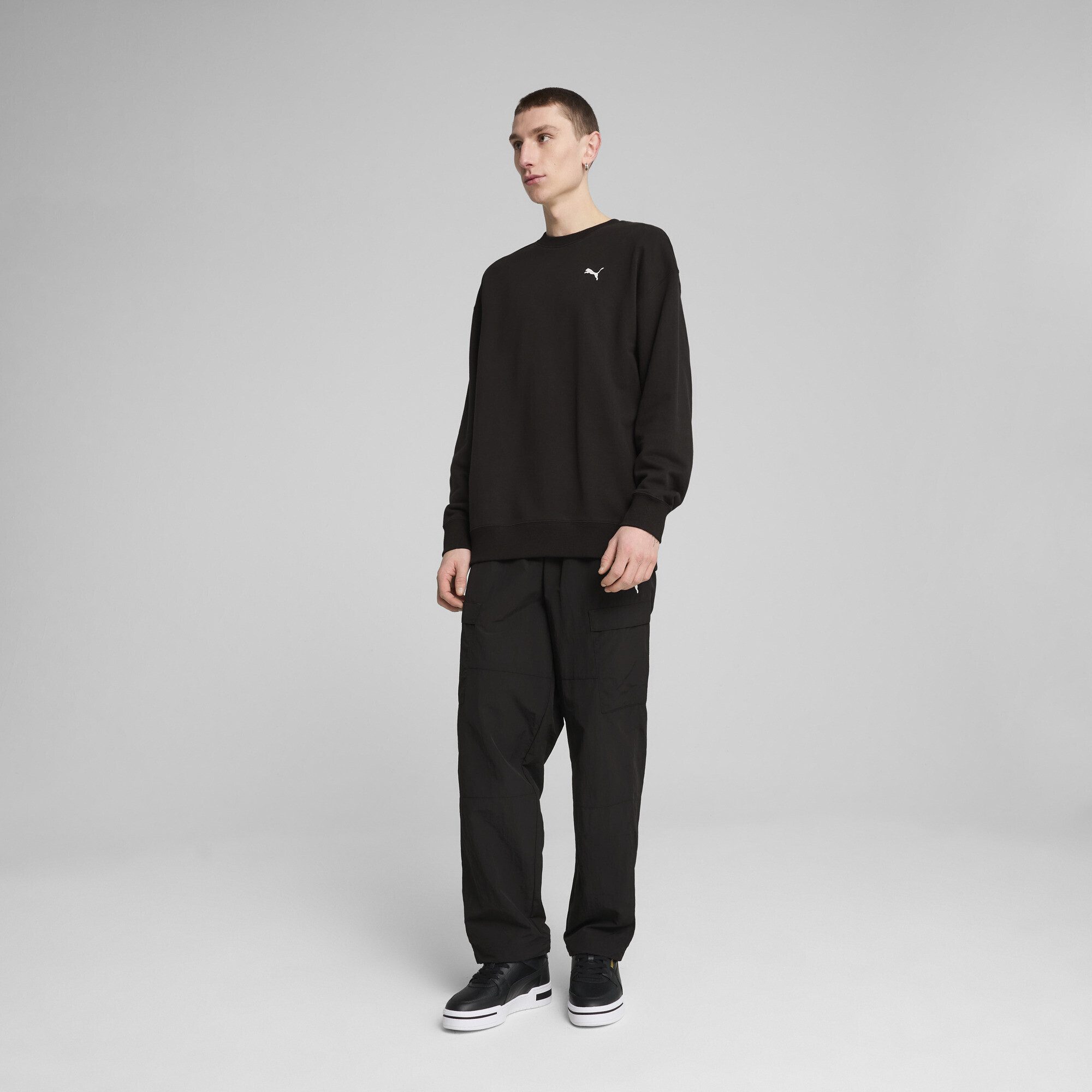 PUMA Sweatshirt WARDROBE ESS Relaxed Rundhalsshirt Herren günstig online kaufen