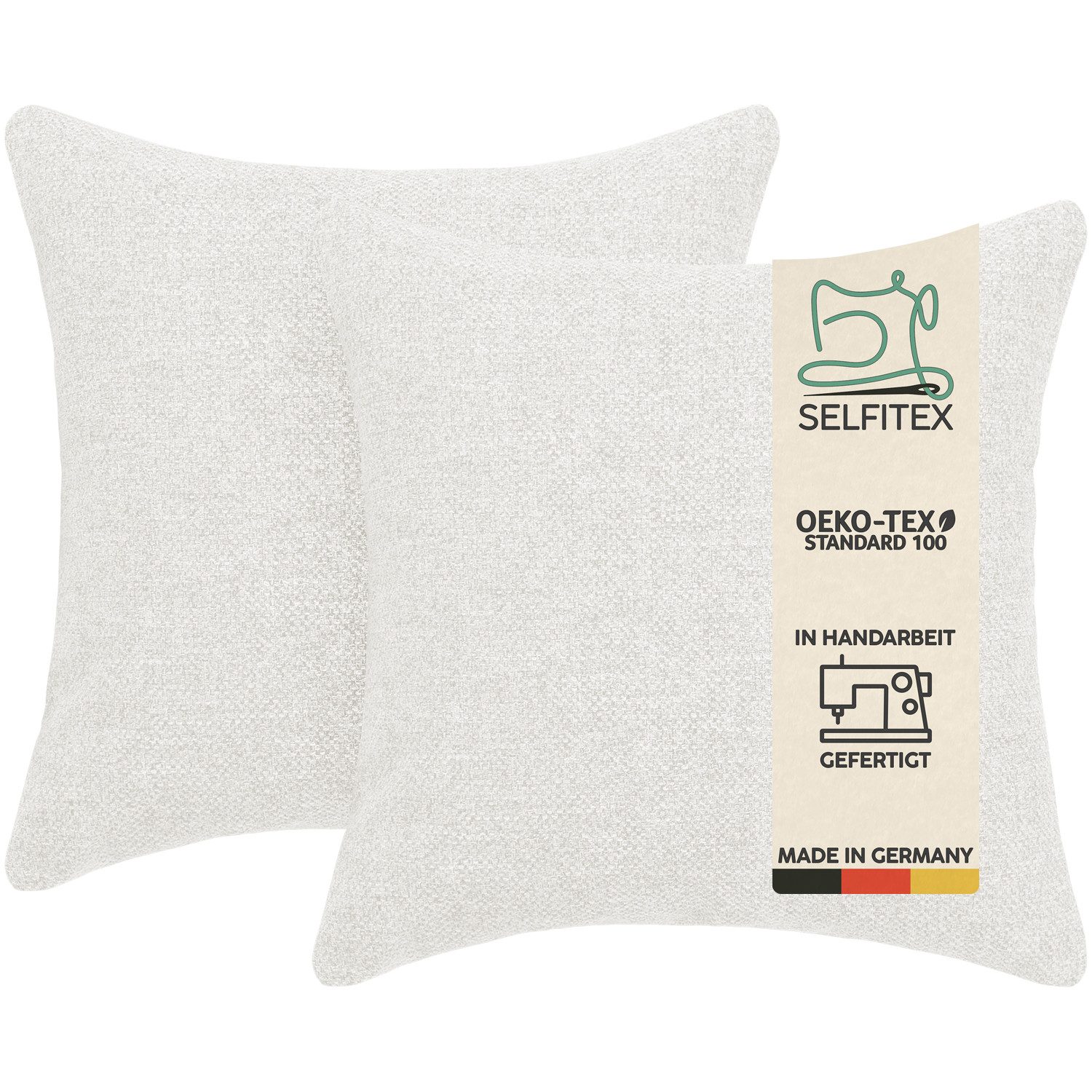 Selfitex Dekokissen 2er Set, 30x50/40x40/40x60/50x50 inkl. Füllkissen, Farb günstig online kaufen