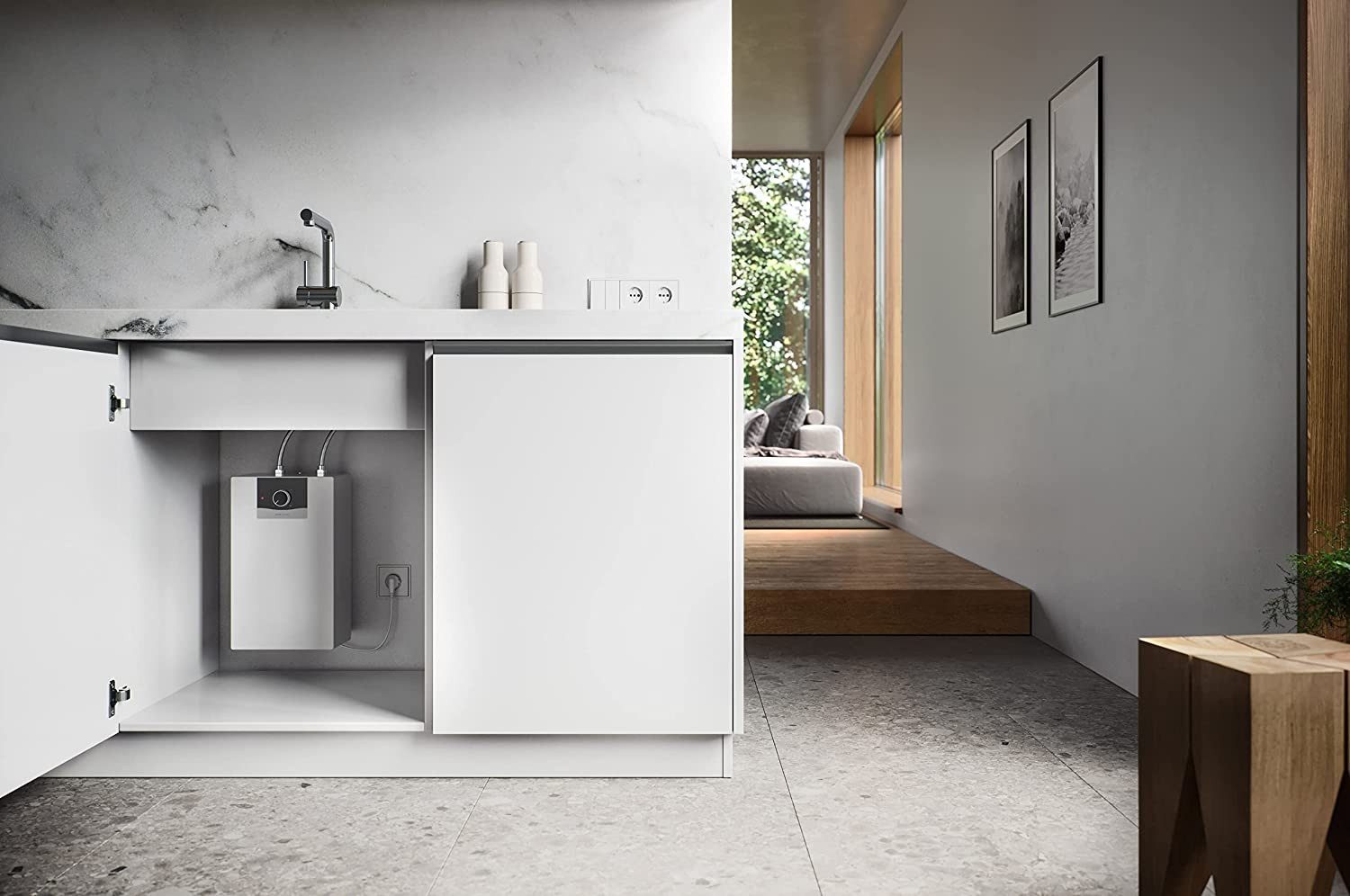 Vaillant Untertischspeicher VEN 5/7-5 U PLUS, (max. 85°C), mit UV-lichtbeständiger Gerätehaube – Bild 4 von 5