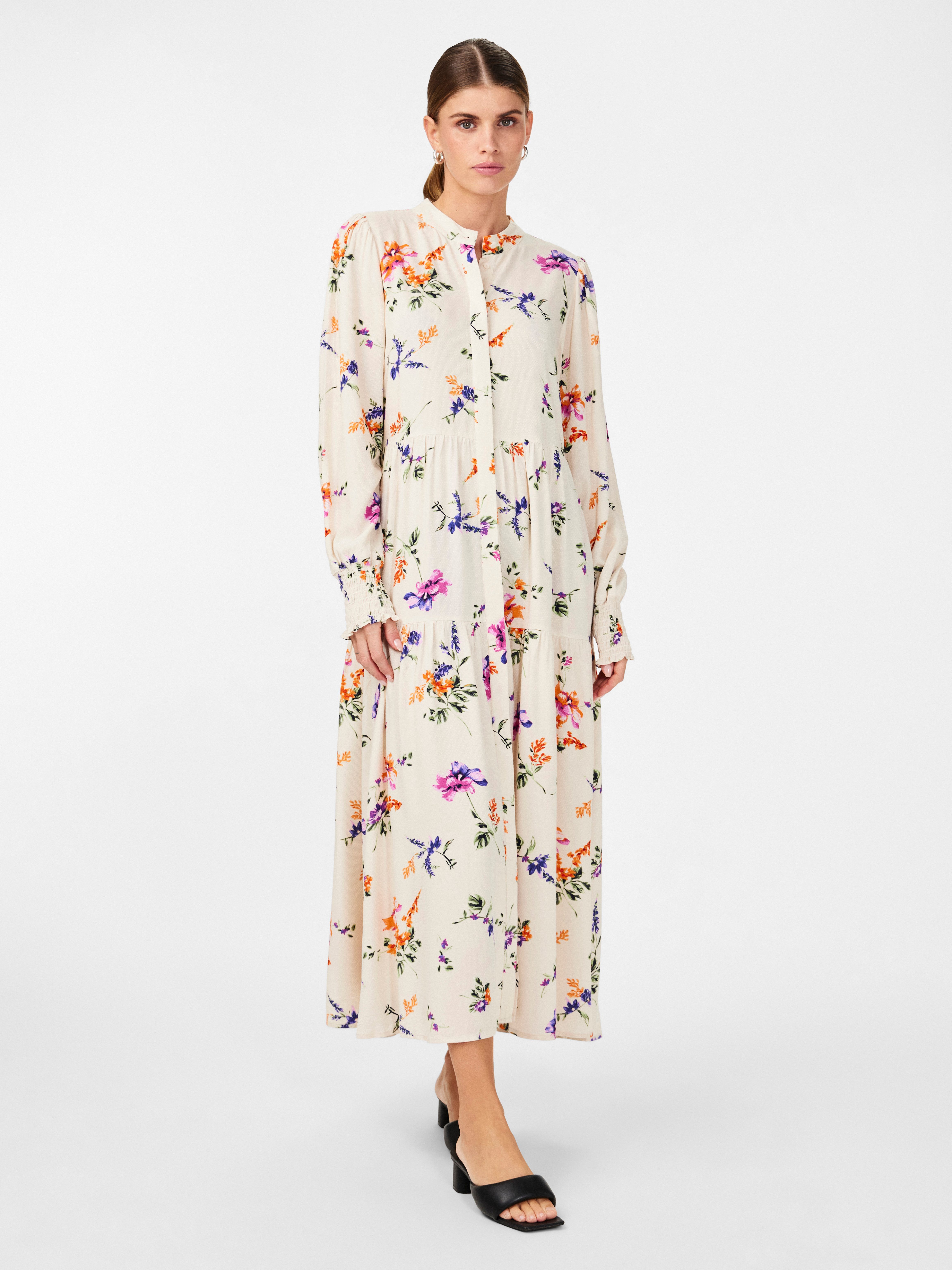 Y.A.S Druckkleid YASASINA LS LONG SHIRT günstig online kaufen
