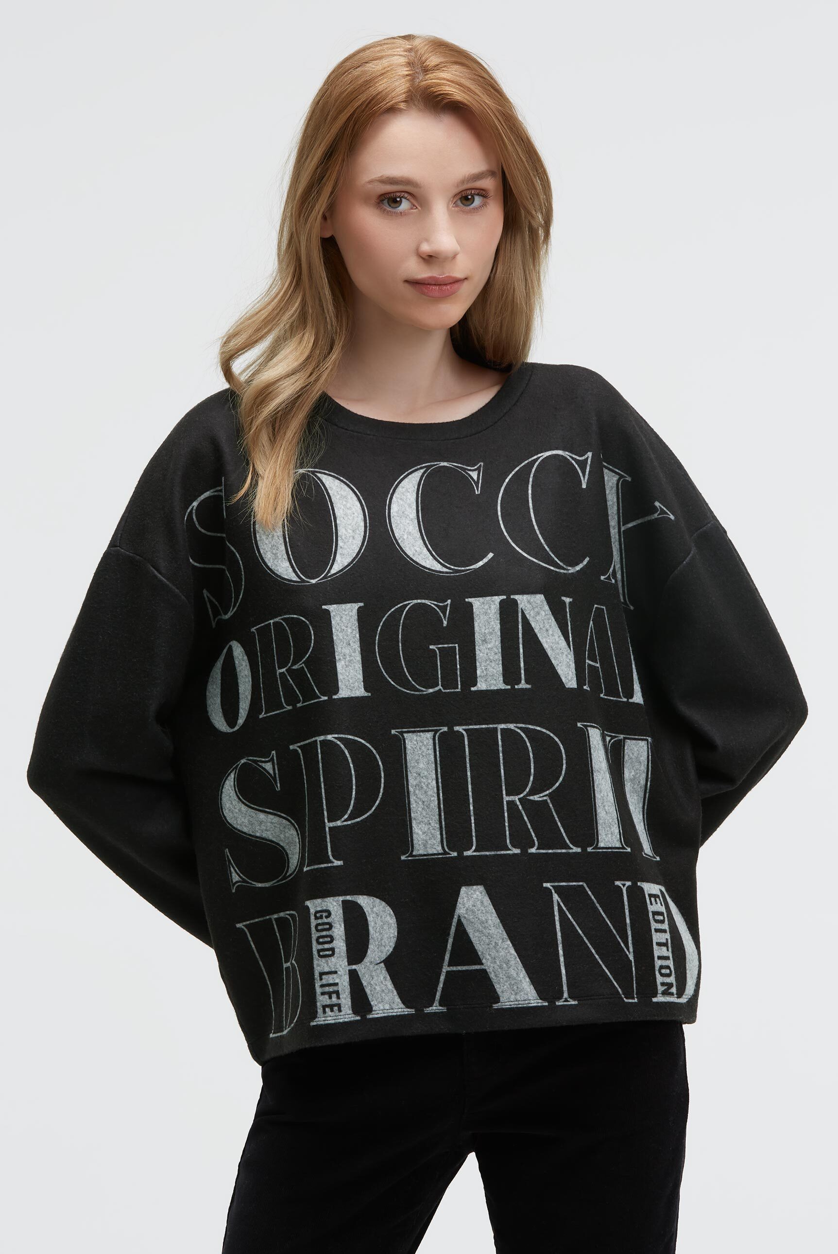 SOCCX Rundhalspullover günstig online kaufen