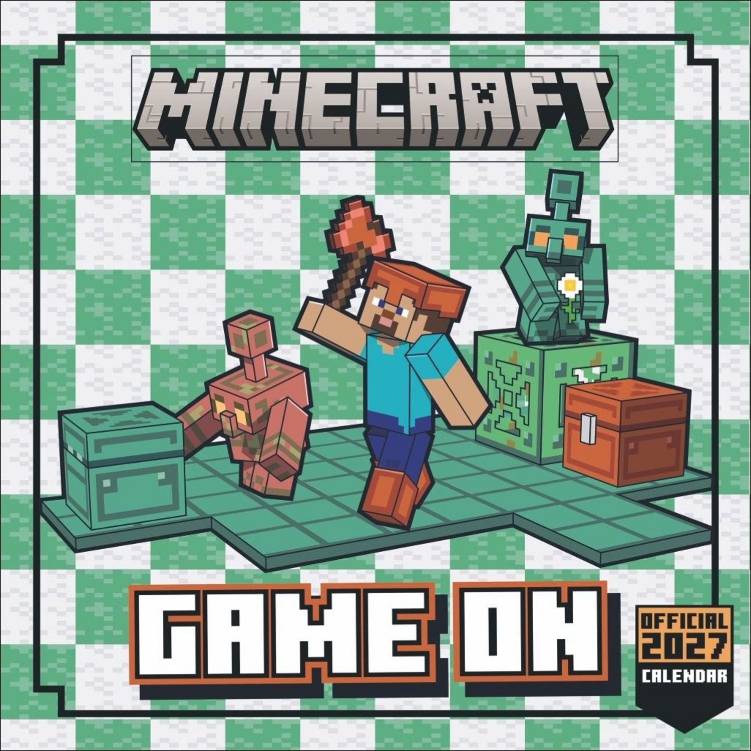 Wandkalender Minecraft Broschurkalender 2027