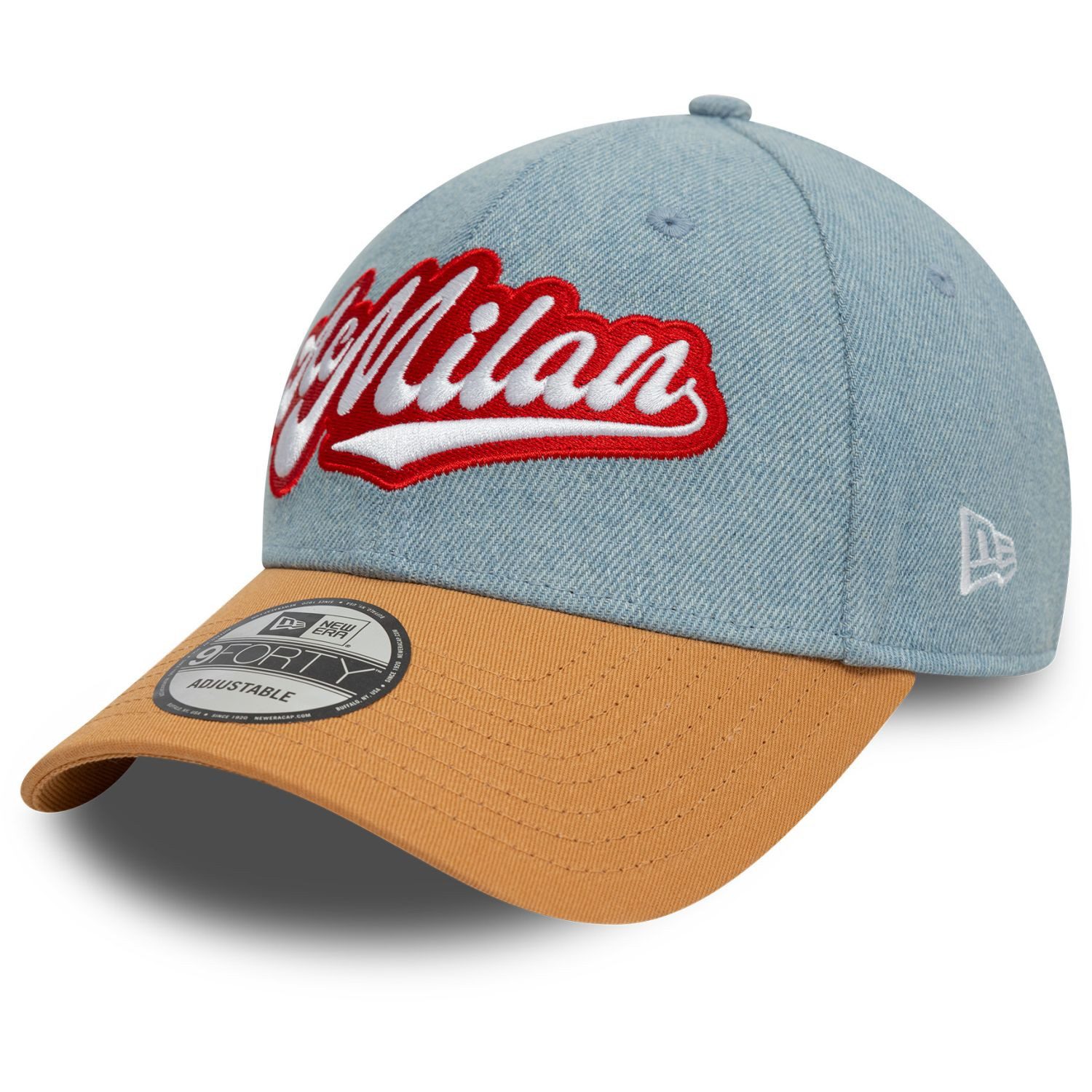 Baseball Cap 9Forty Strapback DENIM AC Mailand