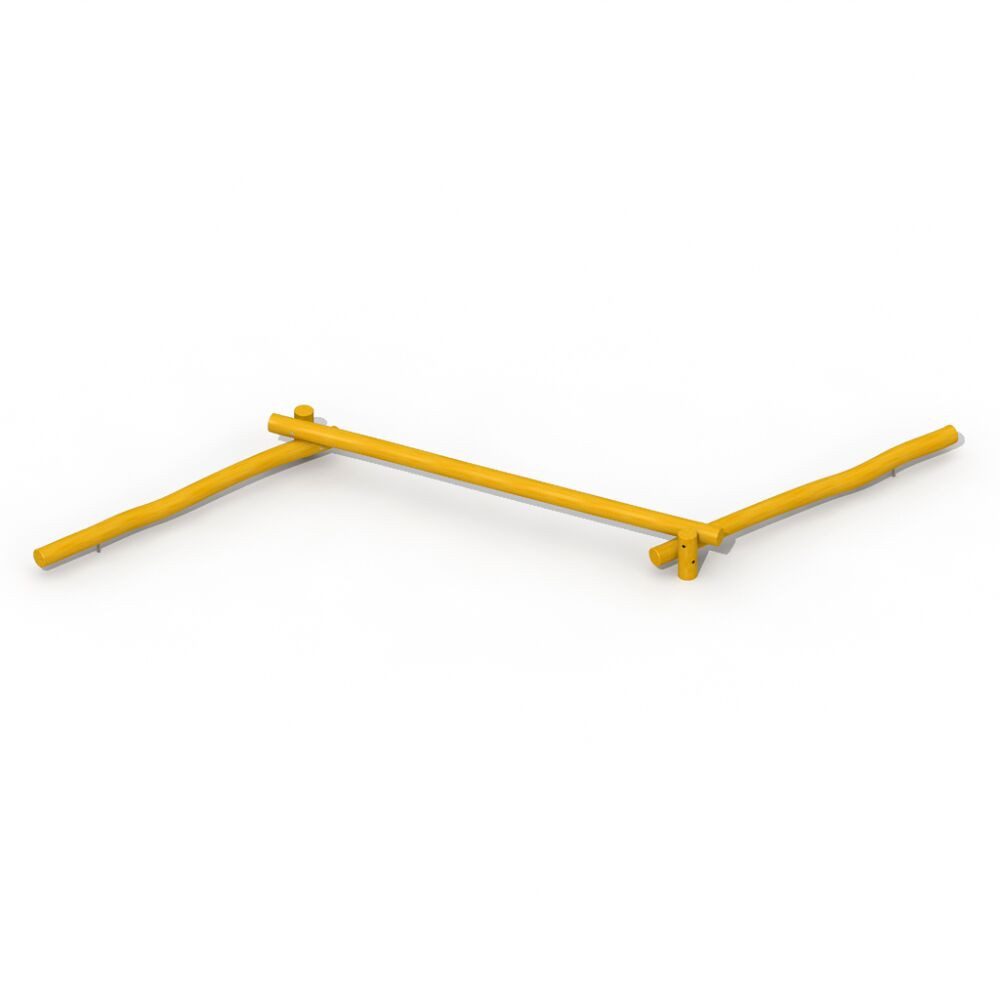 Balancetrainer Balancierbalken Robinie, Ideal für Spielplätze, Schulen und Kindergärten