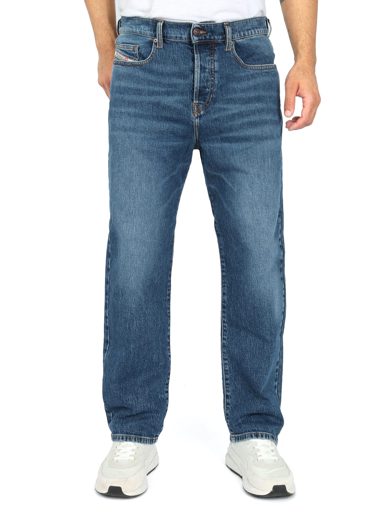 Diesel Straight-Jeans lockere, gerade Beinform - 2020 D-VIKER R07RX - Länge günstig online kaufen