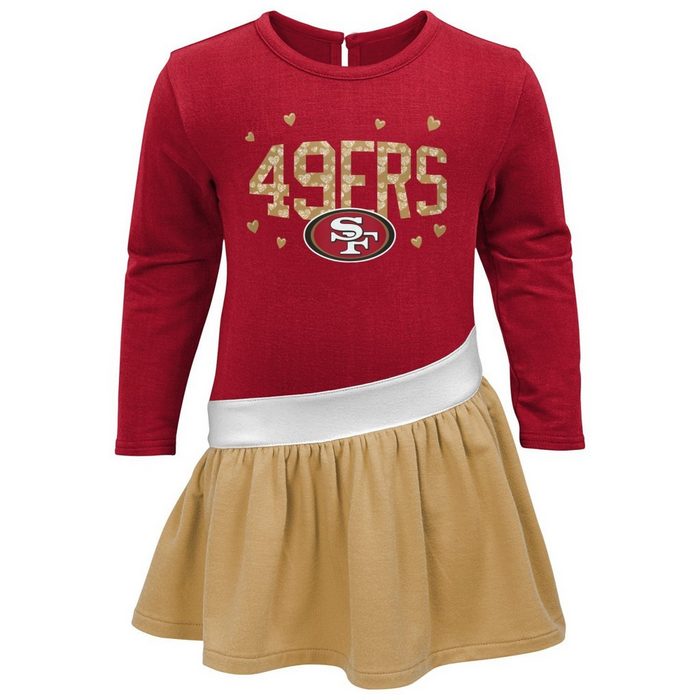 Outerstuff Print-Shirt NFL Tunika Jersey Kleid San Francisco 49ers