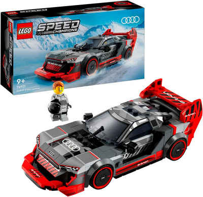 LEGO® Konstruktionsspielsteine Audi S1 e-tron quattro Rennwagen (76921), LEGO® Speed Champions, (274 St), Made in Europe