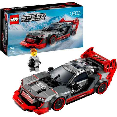 LEGO® Konstruktionsspielsteine Audi S1 e-tron quattro Rennwagen (76921), LEGO® Speed Champions, (274 St), Made in Europe