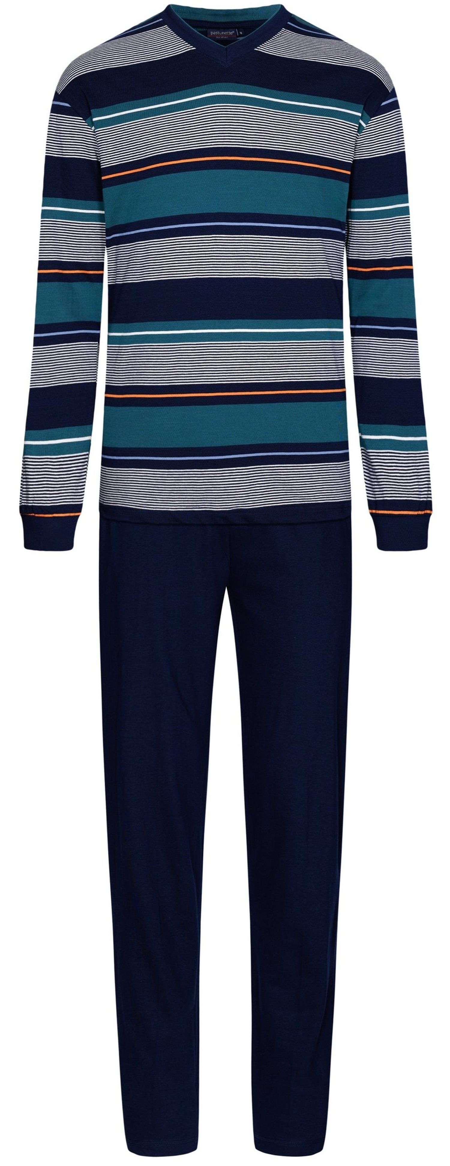 Pastunette Schlafanzug Herren Pyjama lang (2 günstig online kaufen