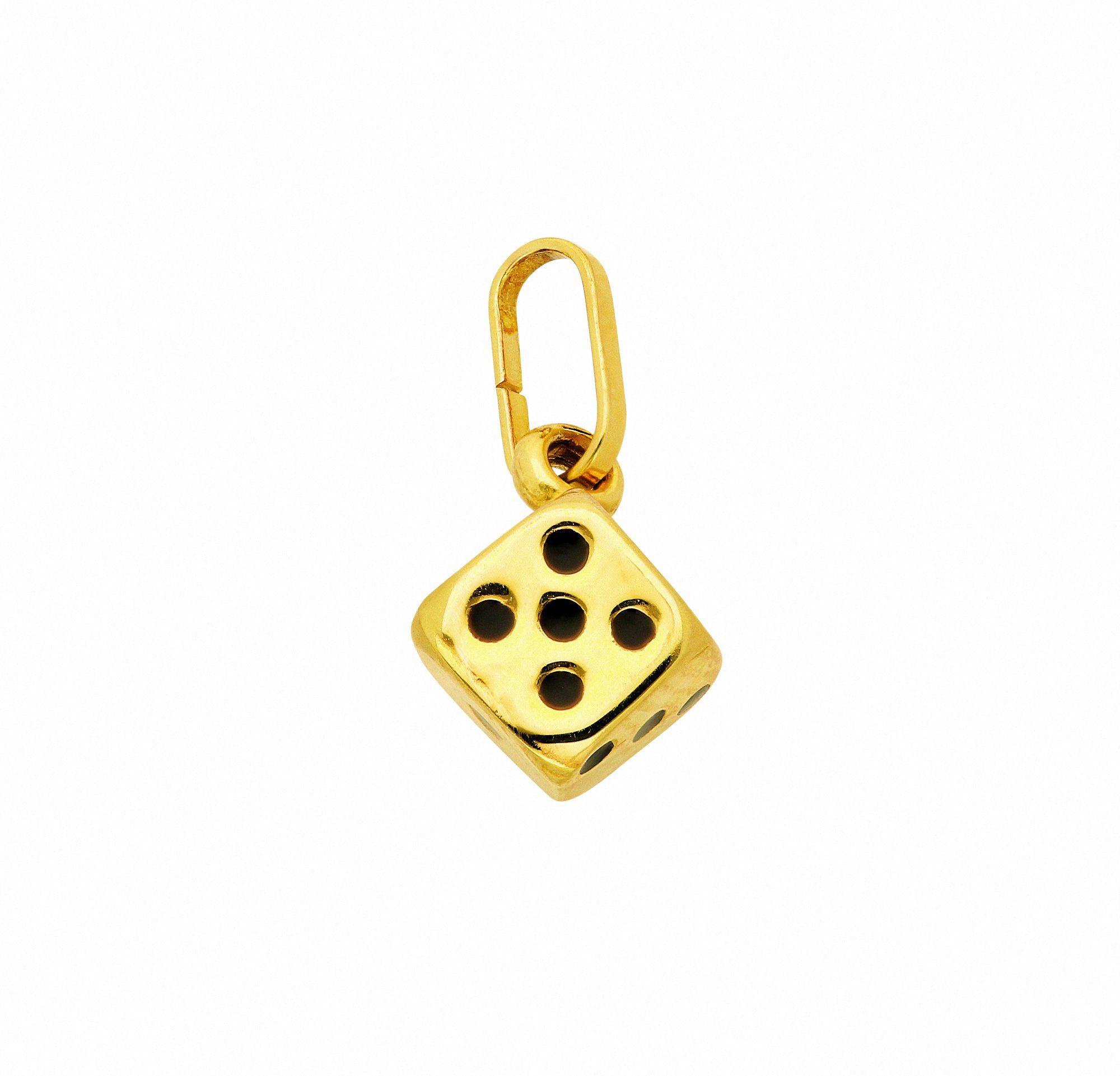 Kettenanhänger Anhänger Würfel 333 Gold (8K)