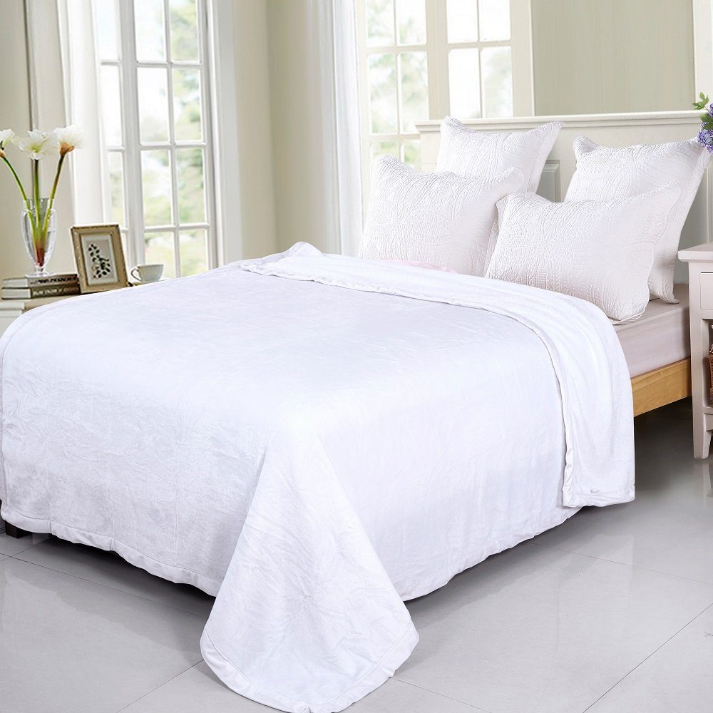 Wolldecke / 150x200cm / Kuscheldecke / Schlafdecke / Uni, Brilliant, Kusche günstig online kaufen