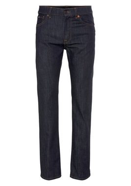 BOSS ORANGE Slim-fit-Jeans mit Leder-Badge