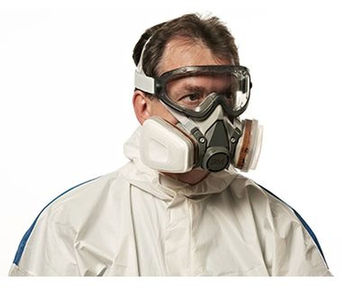 3M Nitril-Handschuhe Halbmaske 6002C Mehrweg inkl. Wechselfilter grau