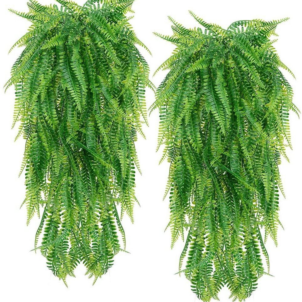 Kunstranke Künstliche Pflanzen Hängend Farne Hängepflanzen günstig online kaufen