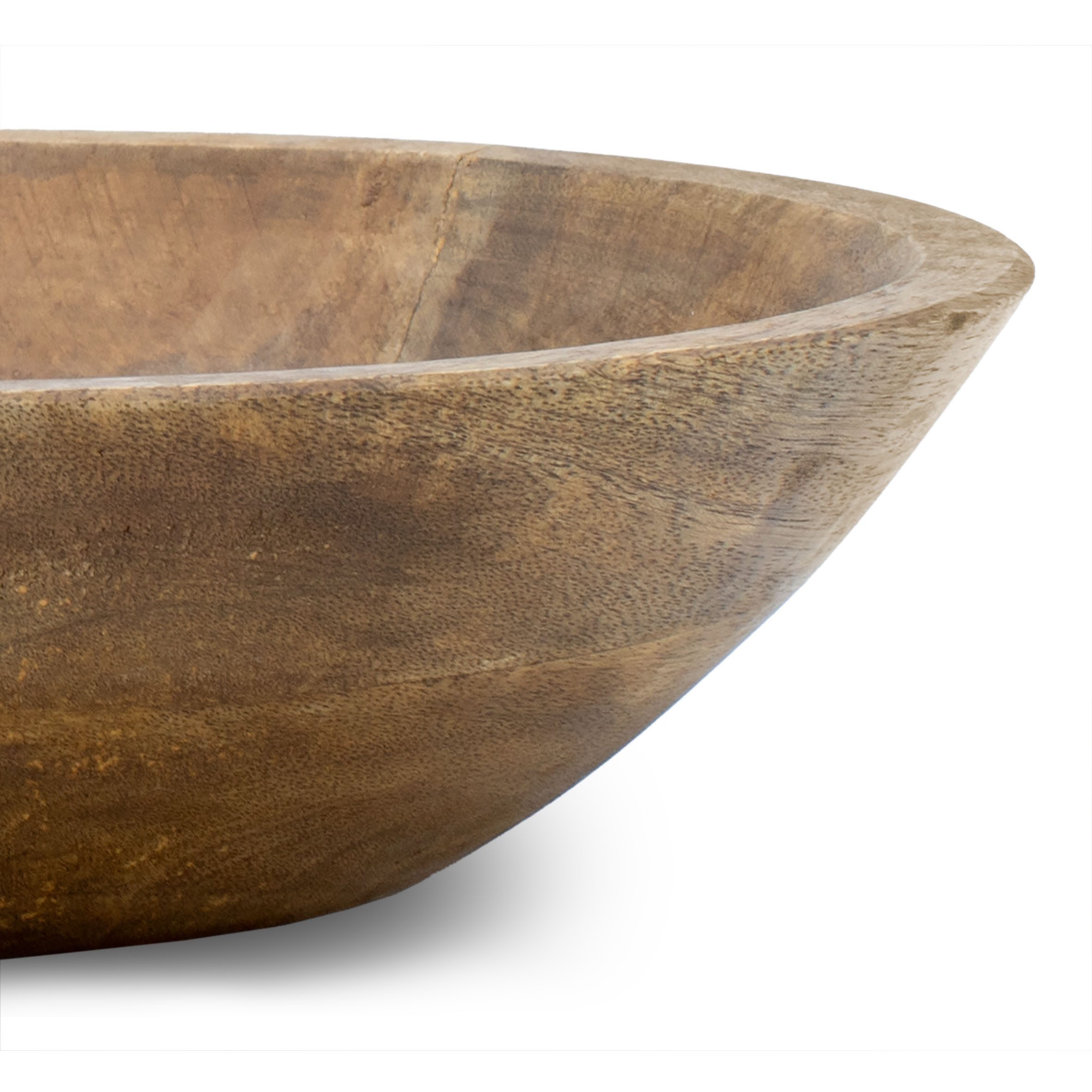 Spetebo Dekoschale aus Mango Holz (Runde Schale, 1 St., massivem Mangoholz, Ø 30 cm), Vielseitig einsetzbar