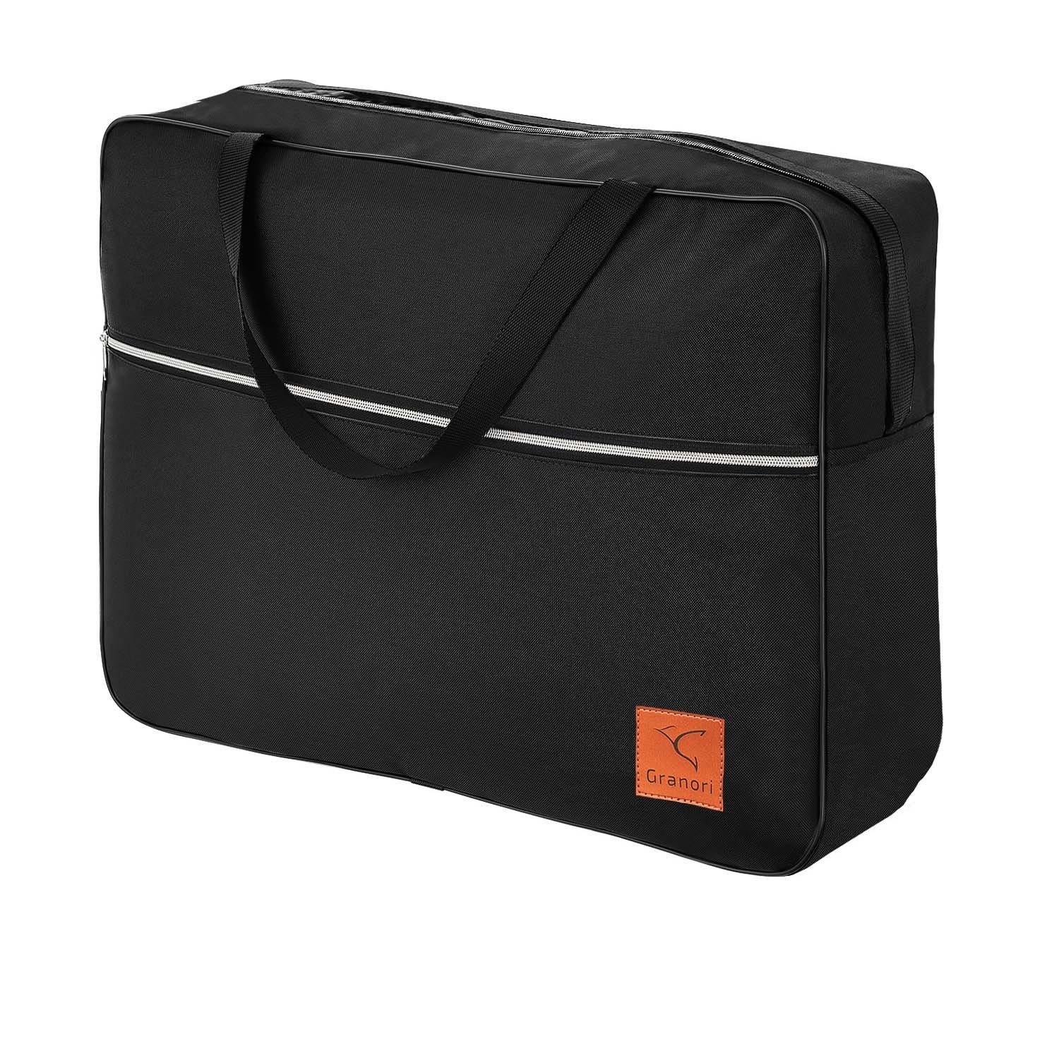 Granori Reisetasche 55x40x20 cm großes Handgepäck mit Schultergurt – leicht & viel Platz (über 40 l Fassungsvermögen), entspricht IATA Empfehlungen für Flugzeug-Kabinengepäck
