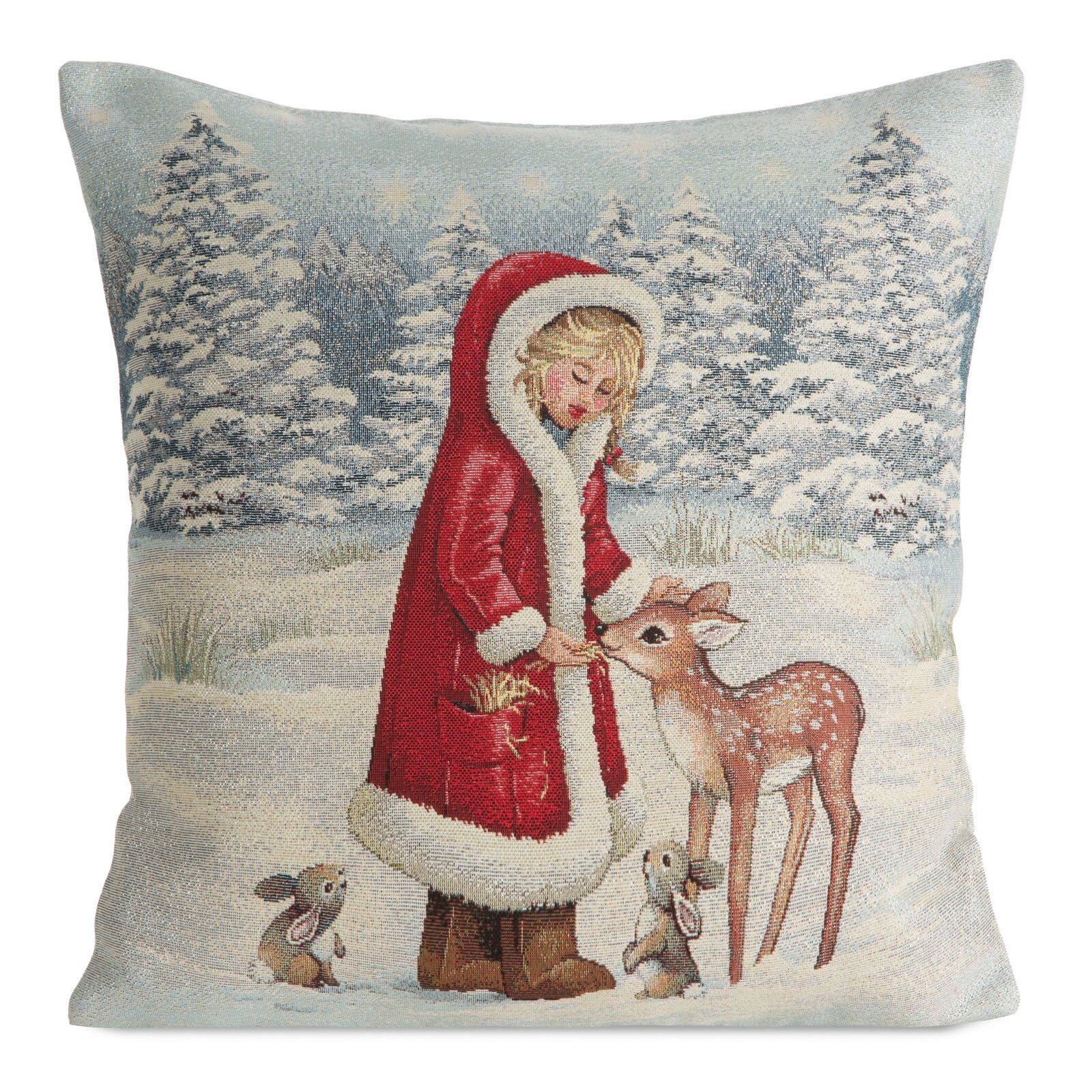 Eurofirany Kissenbezug Winter Weihnachten 45x45 Kissenbezüge günstig online kaufen