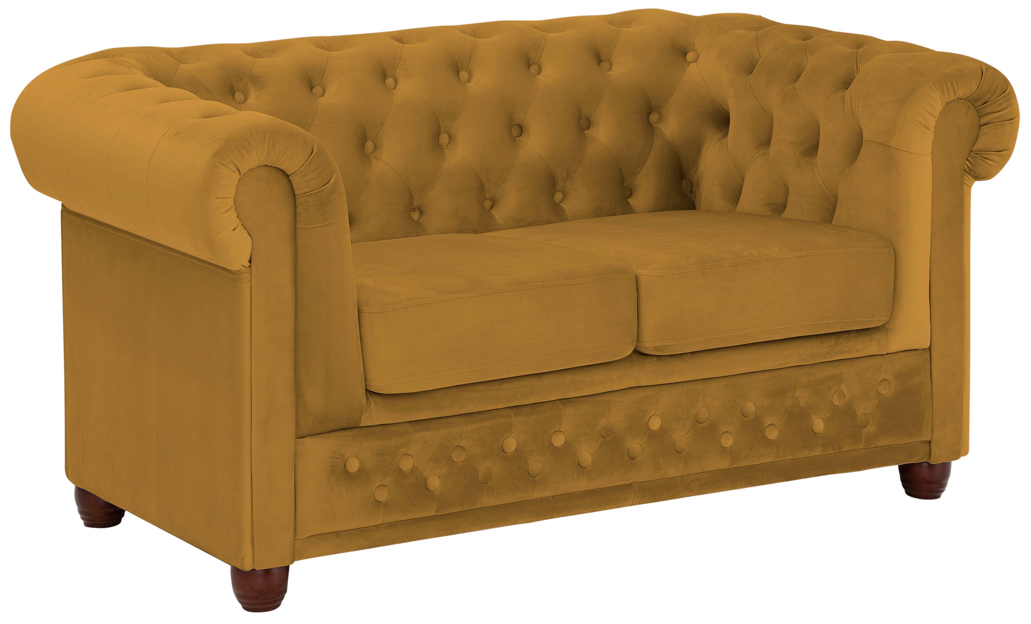 Home affaire Chesterfield-Sofa "New Castle" mit hochwertiger Knopfheftung i günstig online kaufen