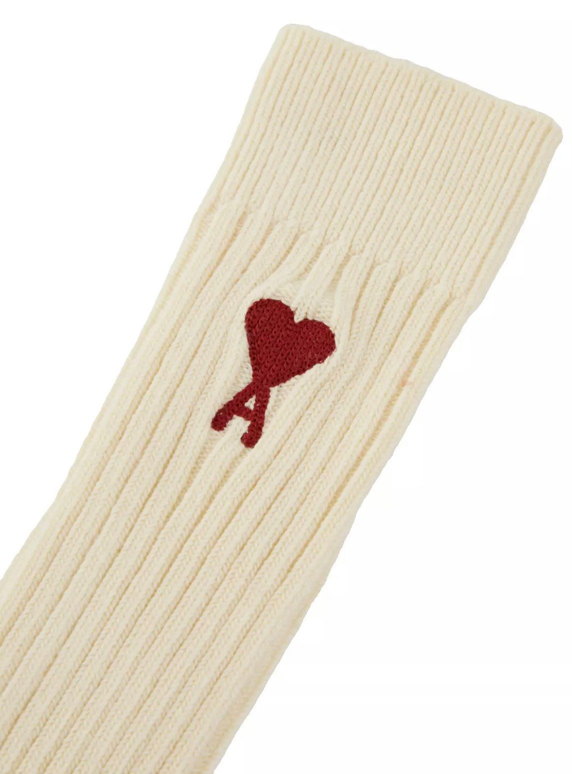 AMI PARIS - ALEXANDRE MATTIUSSI Freizeitsocken Unisex 3-er Pack Ami de Coeur Geschenk-Set Ribbed Knit für eine klassische, zeitlose Optik