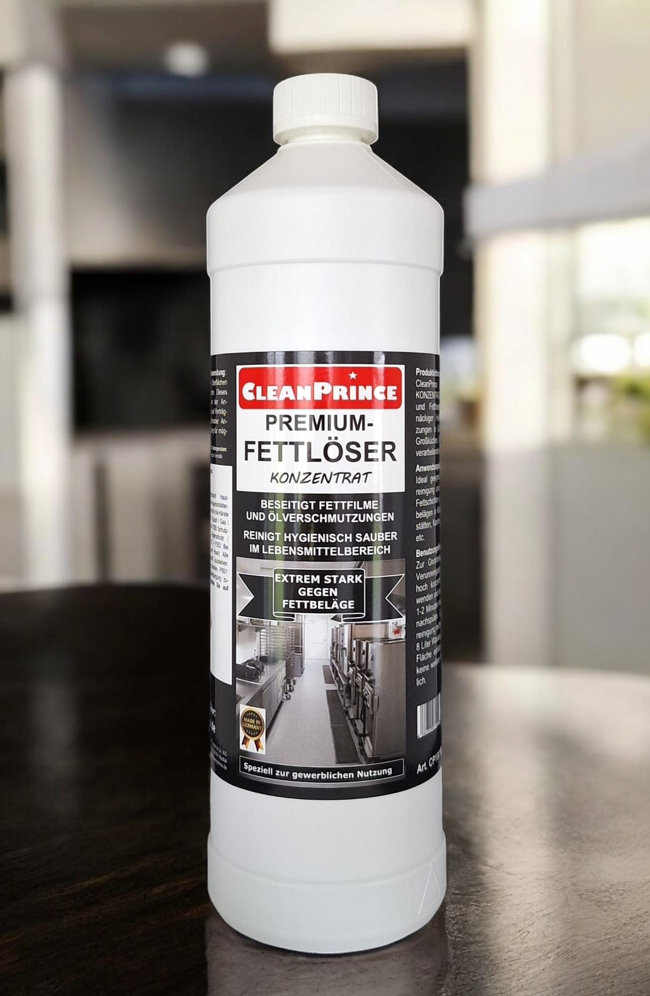 CleanPrince Premium Fettlöser Konzentrat Reinigungskonzentrat (extrem fettlösend)