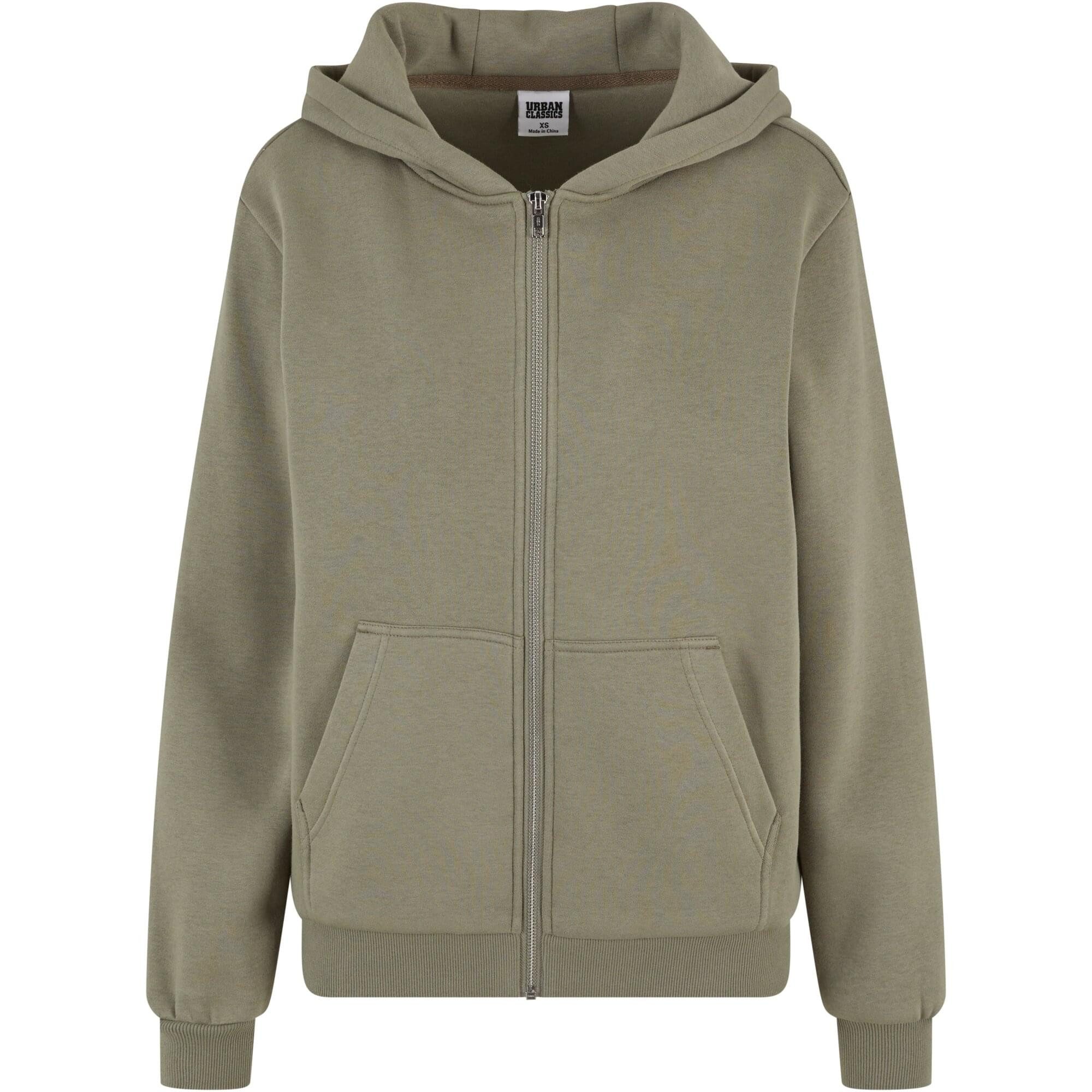 URBAN CLASSICS Kapuzensweatjacke Urban Classics Ladies Fluffy Zip Hoody (Ka günstig online kaufen