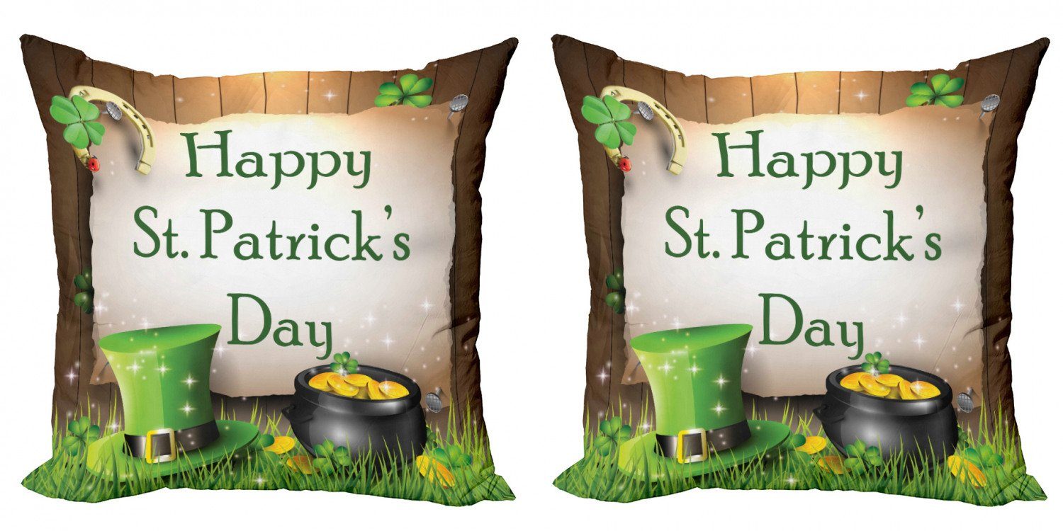 Kissenbezüge Modern irisch (2 Digitaldruck, St. Accent Abakuhaus Stück), Day Doppelseitiger Patricks