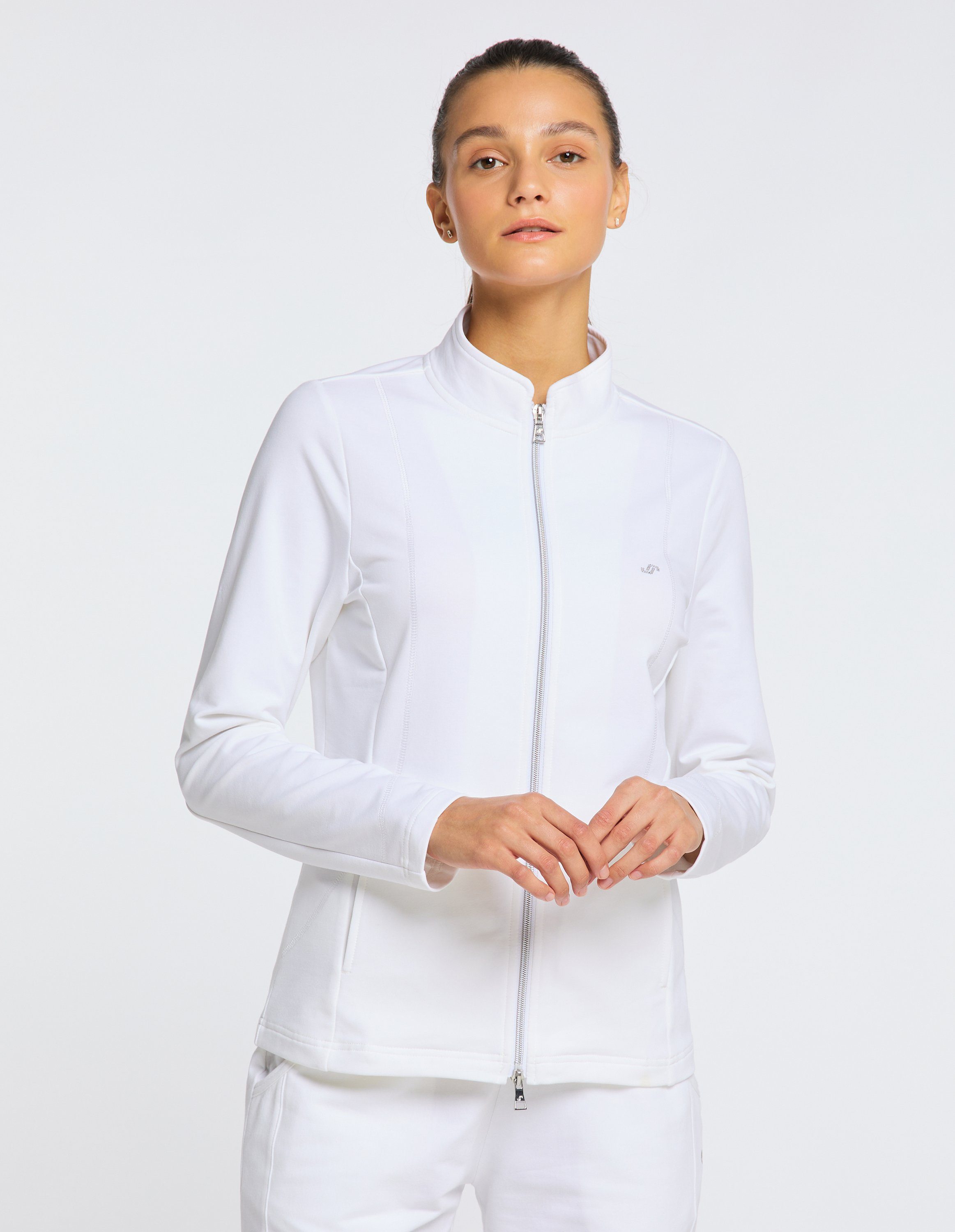 Sportswear Joy Jacke white Trainingsjacke DORIT