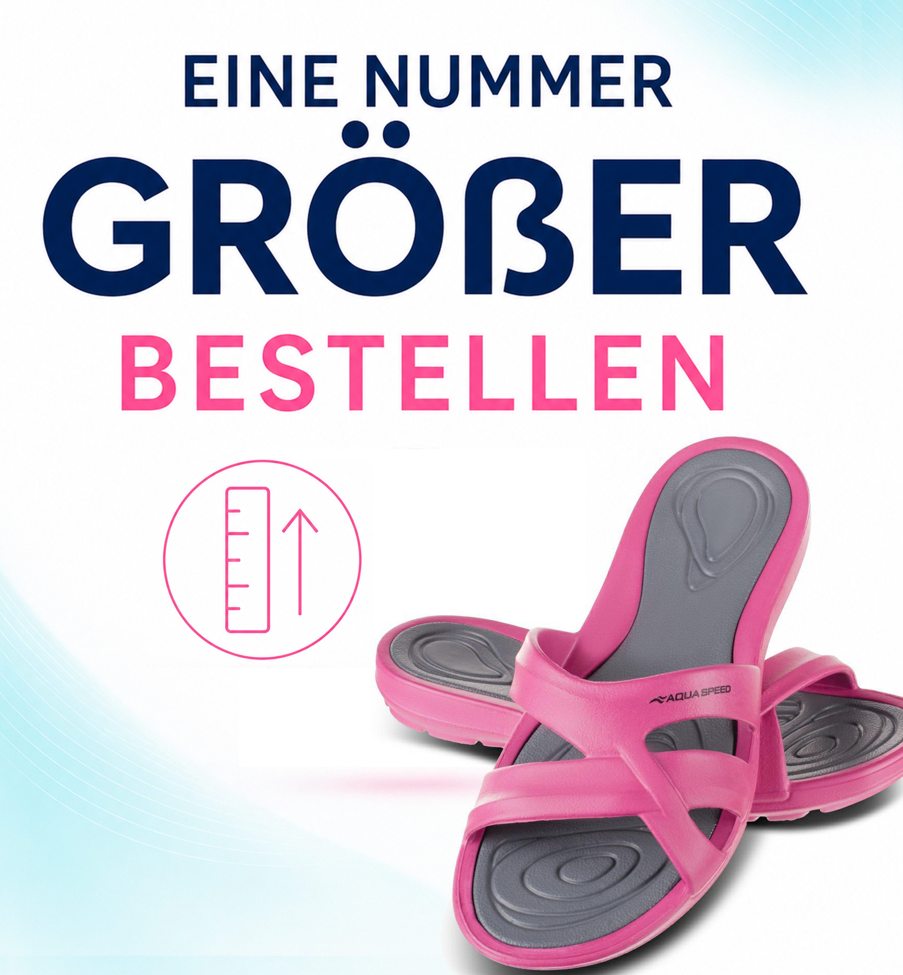 Aqua Speed Damen-Wellnesslatschen – Hygienisch & luftig für Therme Gr. 36 Badepantolette (Leichte Spa-Schuhe für Frauen – Perfekt für Alltag & Urlaub) Weiches Fußbett – Wohlfühlkomfort für Sauna, Pool & Bad
