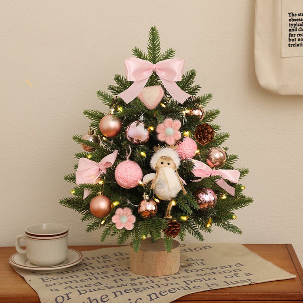 Dekor, Tisch-Weihnachtsbaum Künstlicher Kleiner cherry Mit Weihnachtsbaum red Großer Cm Mehrfarbigem 45 Weihnachtsbaum Blusmart Künstlicher