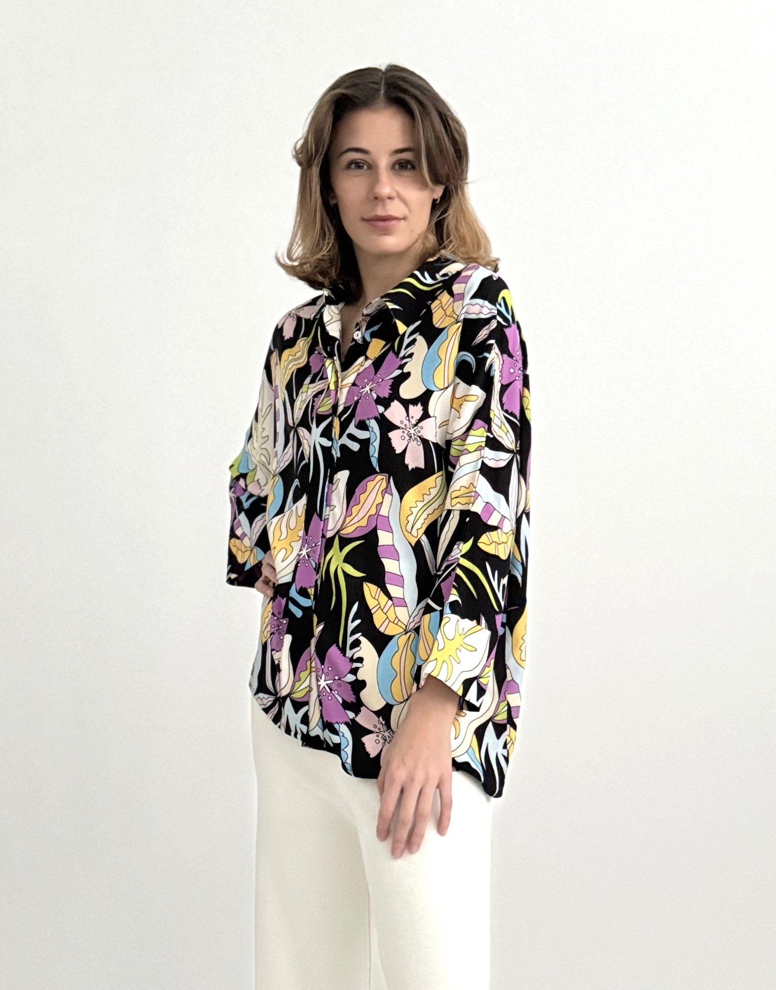 Druckbluse