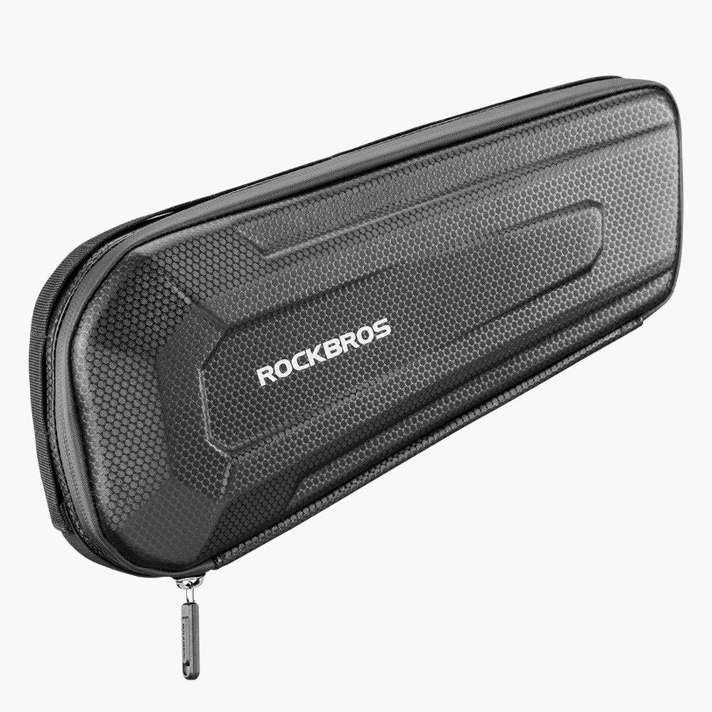 ROCKBROS Fahrradtasche Rahmentasche Oberrohrtasche Satteltasche (Spar-Set, 1-tlg., 1, 1 l wasserdicht), wasserdicht, Hartschale, reflektierendes Logo