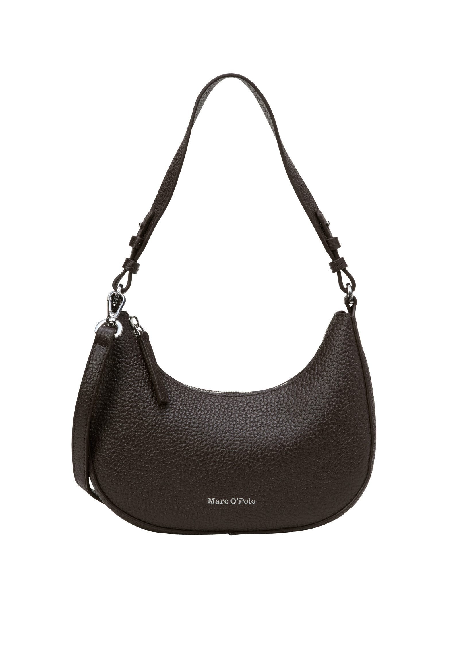 Marc O'Polo Umhängetasche aus fein genarbtem Rindleder