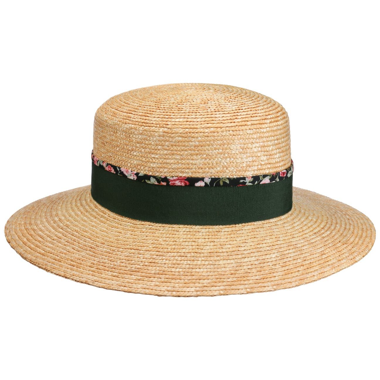 faustmann GERMANY Sonnenhut (1-St) Damenhut mit Ripsband, Made in Italy