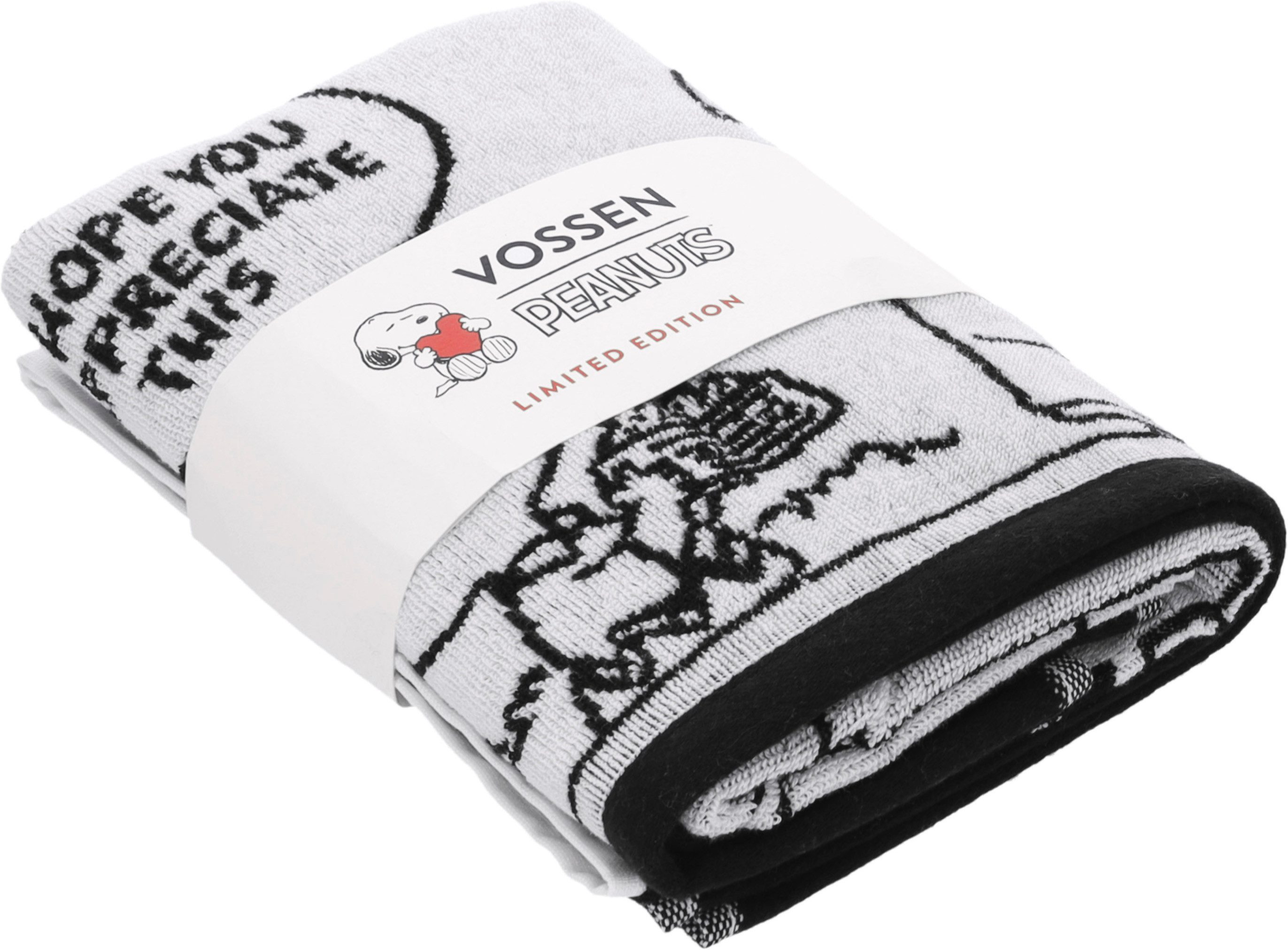 Vossen Handtuch PEANUTS MOMENTS, Jacquard (1-St), mit Comic-Motiv