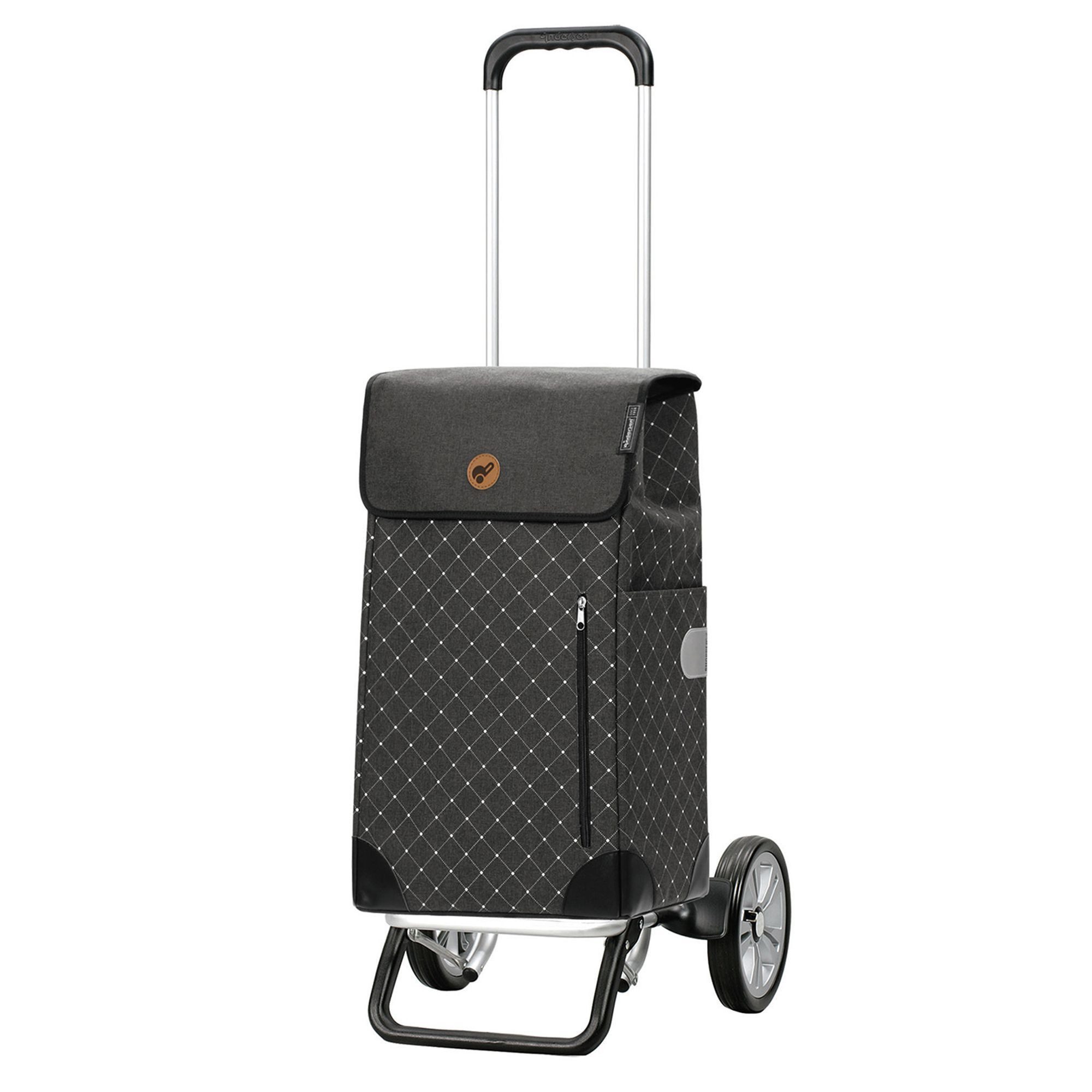 Andersen Einkaufstrolley Alu Star Shopper, 42 l, Reflektoren