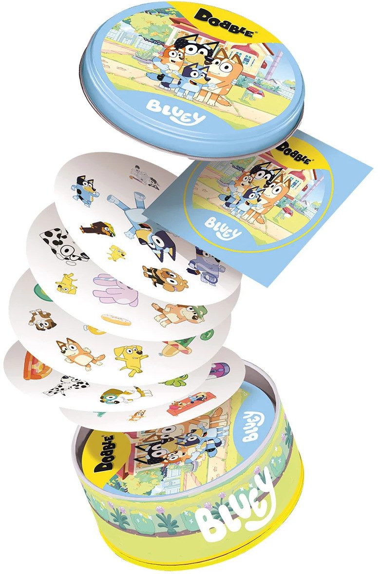 Zygomatic Spiel Familienspiel Reaktionsspiel Dobble Bluey ZYGD0057
