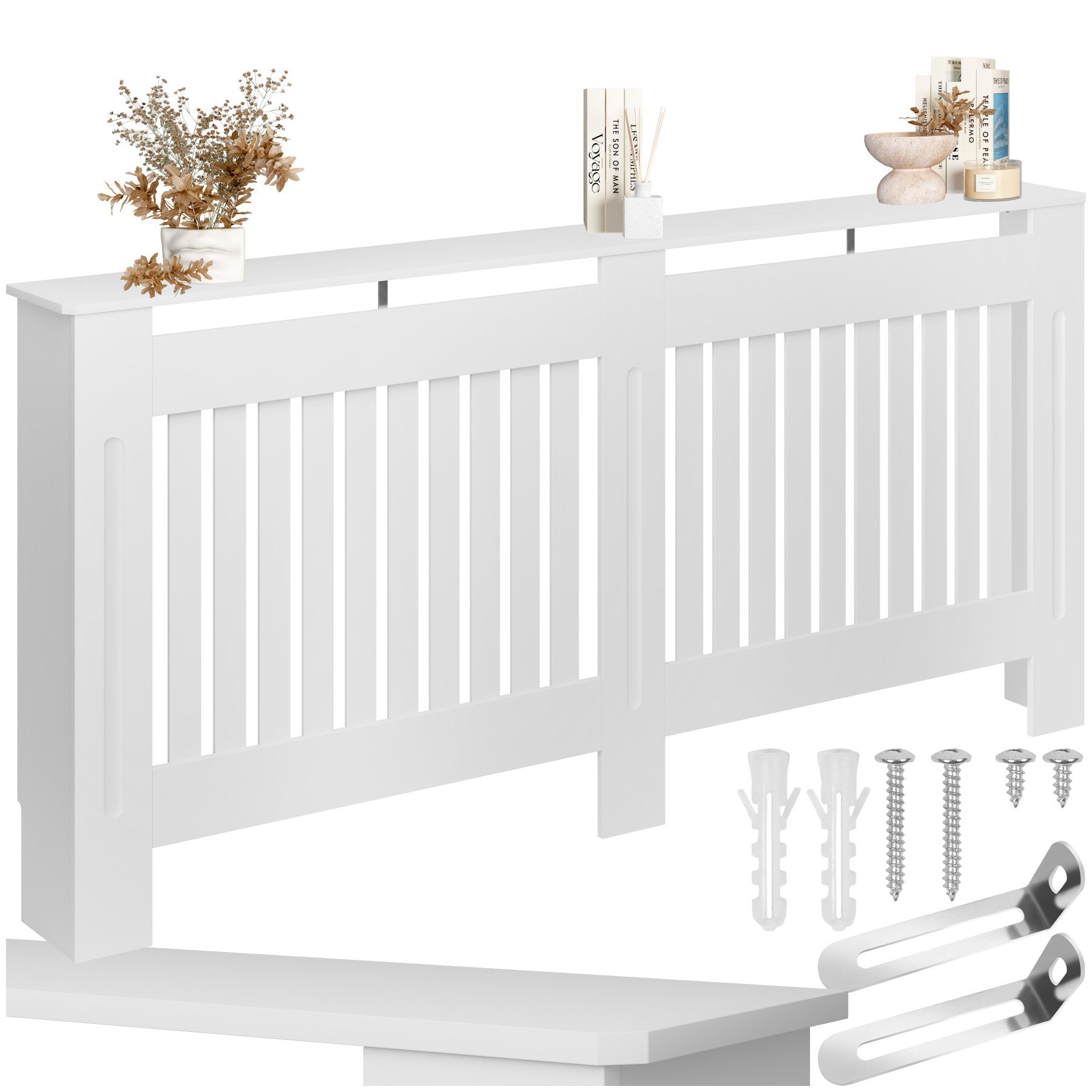 tectake Heizungsverkleidung Heizkörperabdeckung, verschiedene Größen