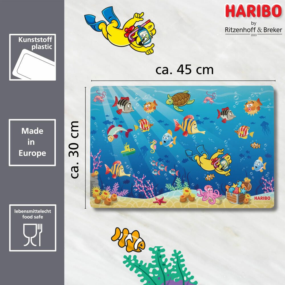 Ritzenhoff & Breker Platzset Haribo Seaworld 45 x 30 cm, (1-St)